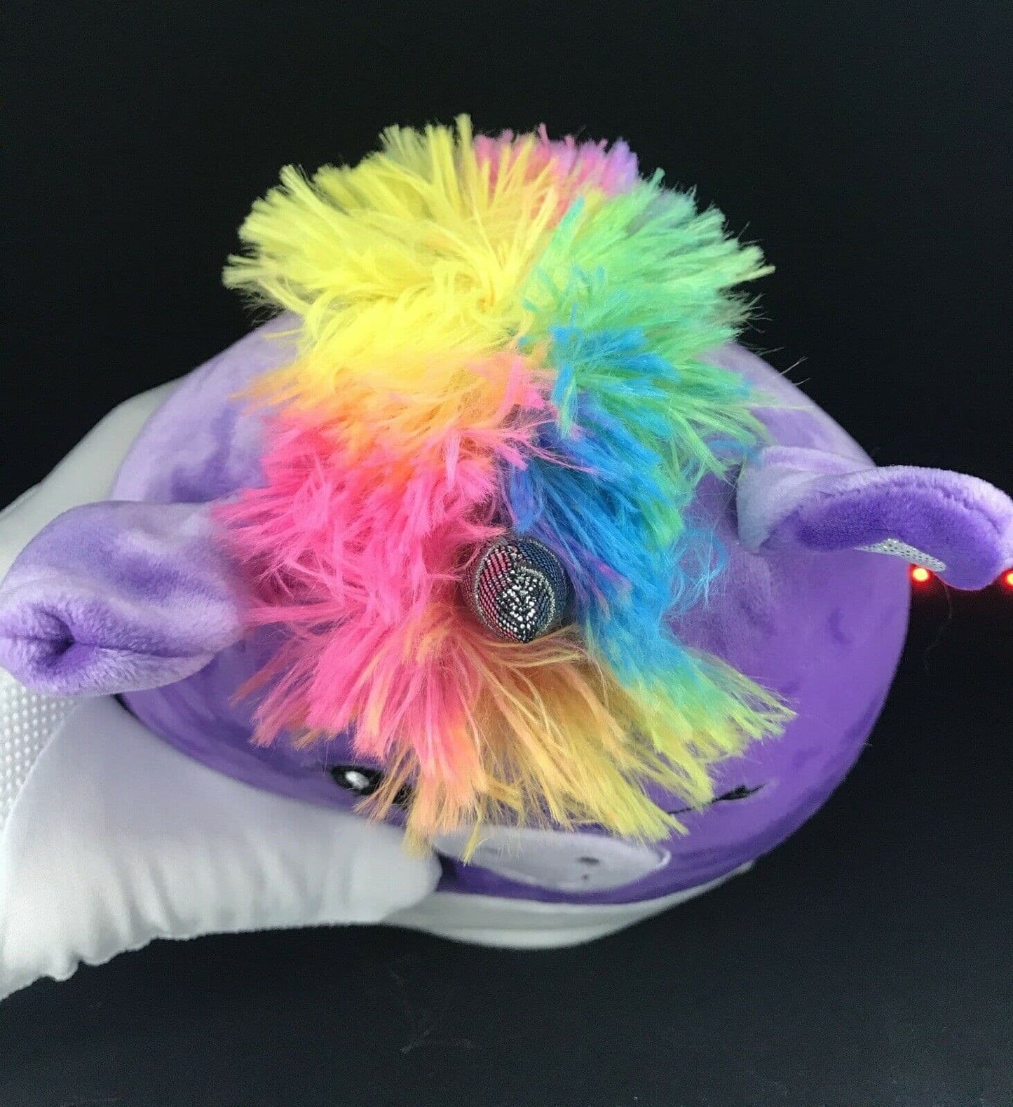 Squishmallow 8" Scented Wink Purple Unicorn | Sweet Magnolia Charms.