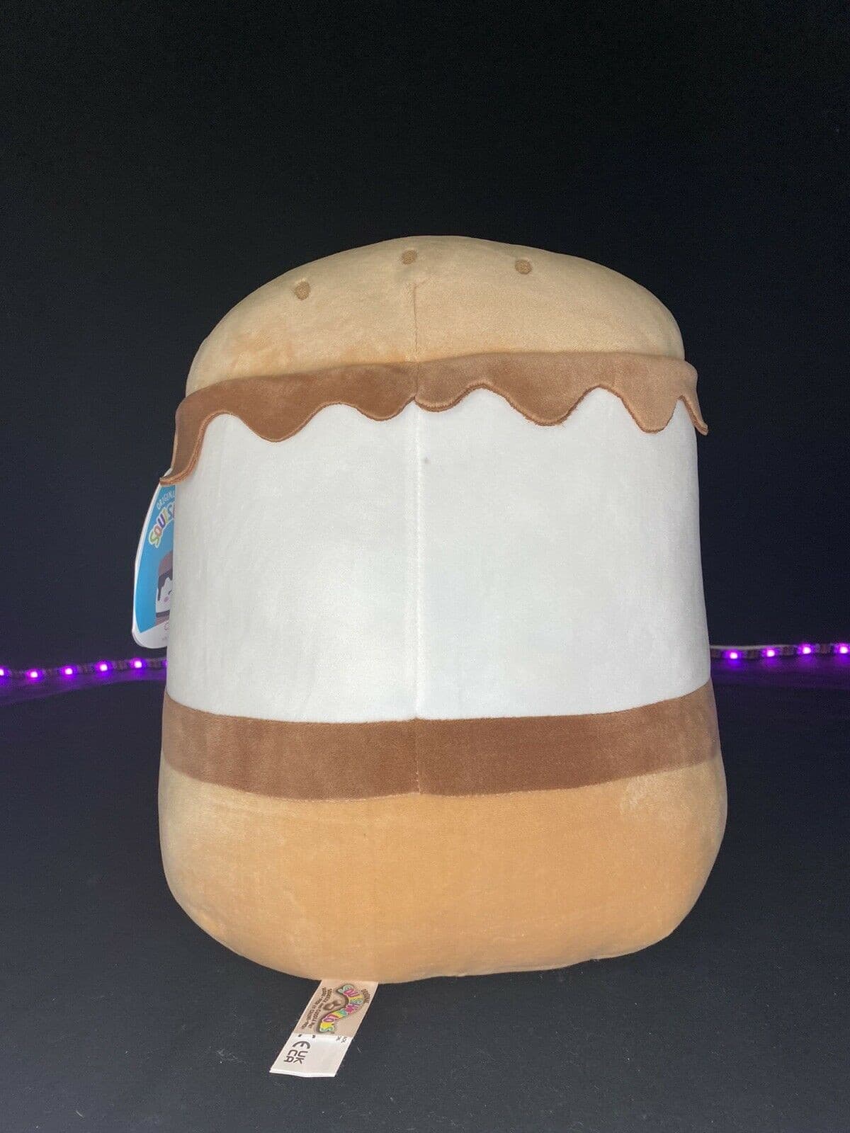 Squishmallow Carmelita 12" S'mores Squishmallow Kellytoy Stuffed Plush NWT HTF | Sweet Magnolia Charms.