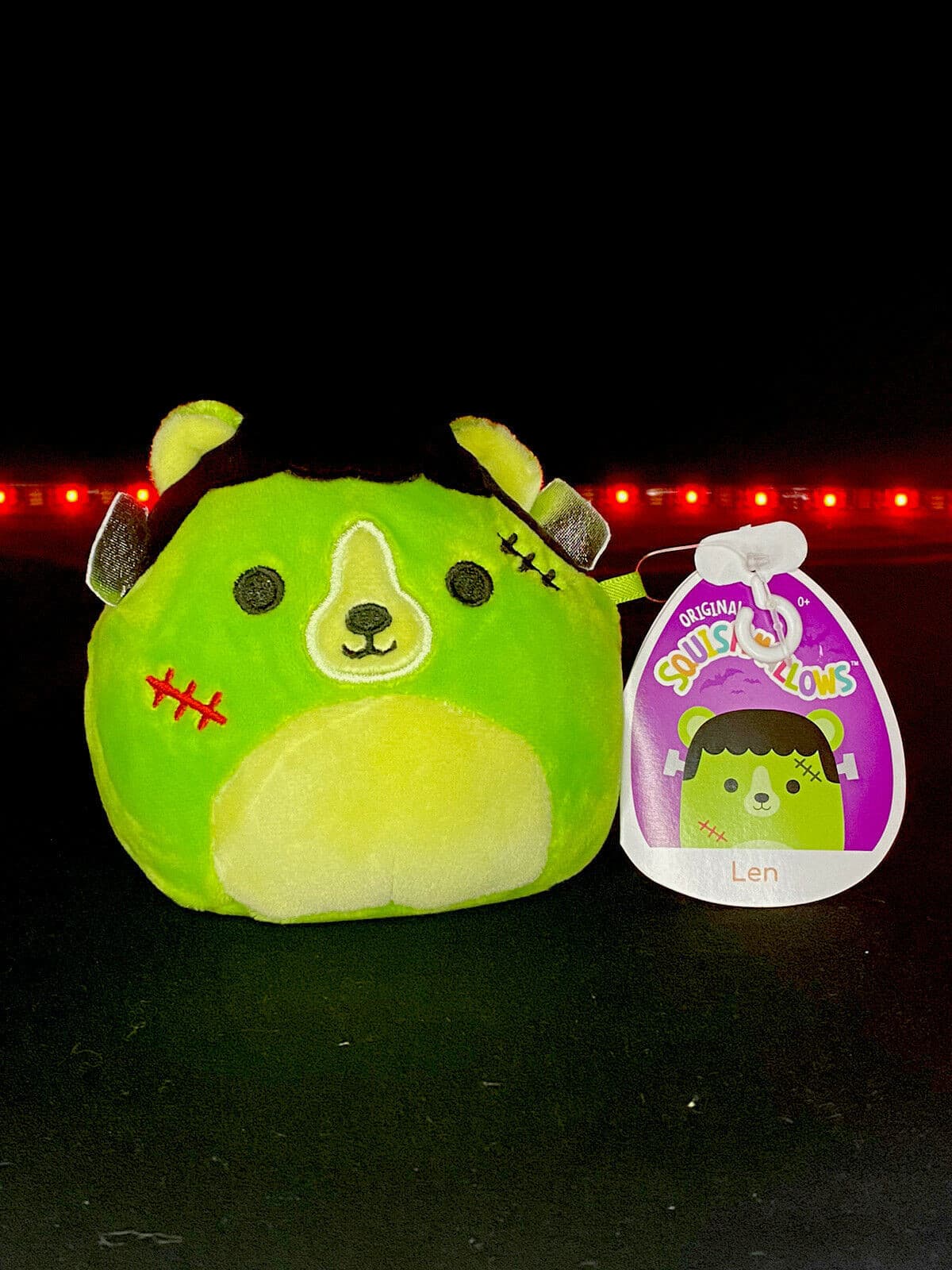 Squishmallow Len The Green Frankenstein Bear 4" NWT Halloween Plush | Sweet Magnolia Charms.