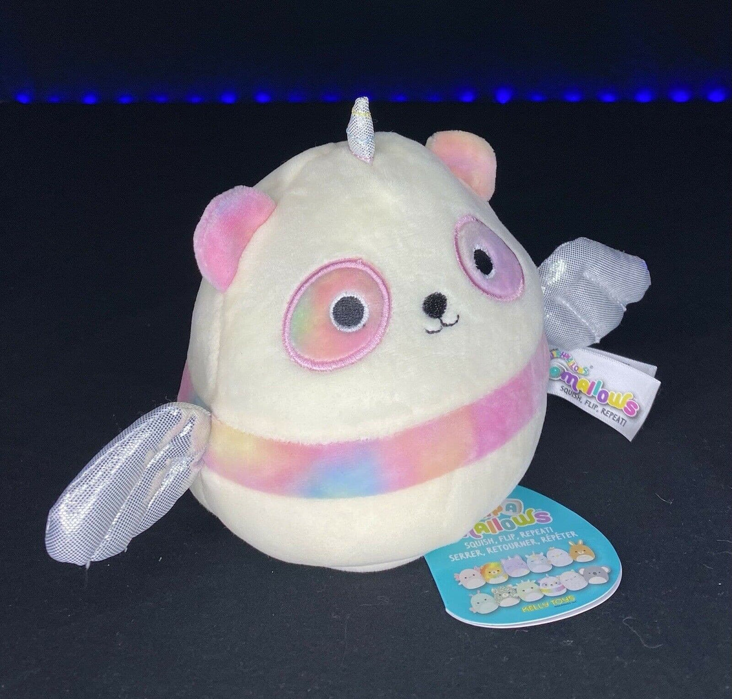 ☆NEW☆ 5" FlipAMallow (2 in 1) PEI & HUDSON Reversible Squishmallow NWT | Sweet Magnolia Charms.