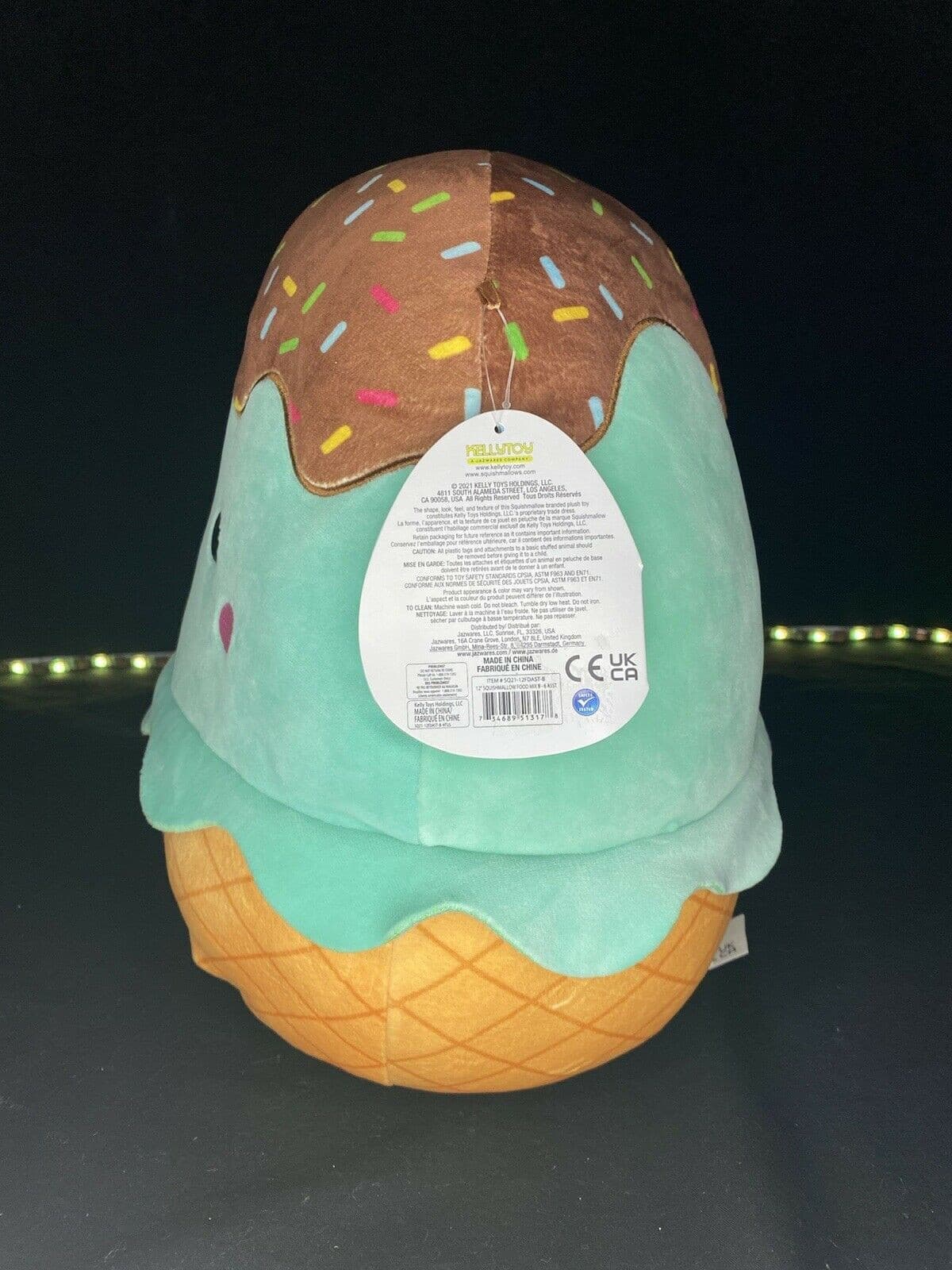 Squishmallow 12" Maya the Ice Cream Cone Plush | Sweet Magnolia Charms.