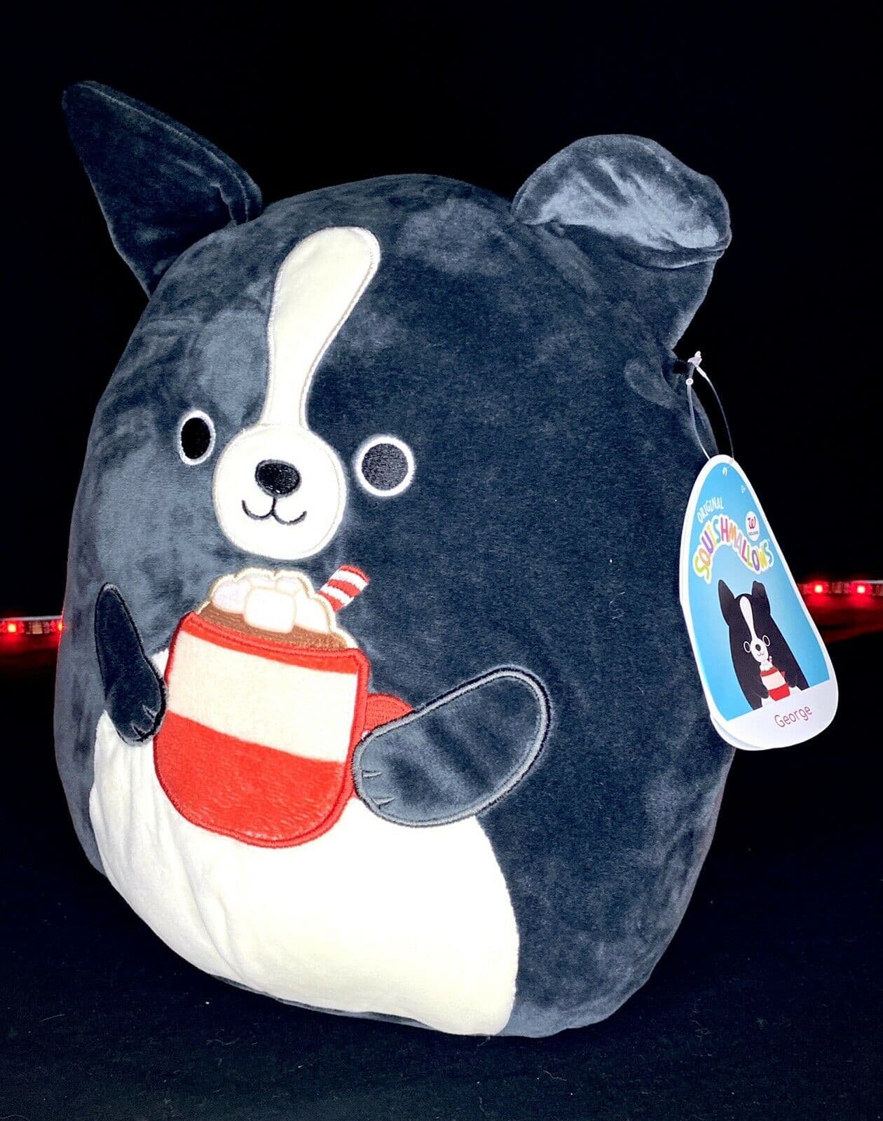 Squishmallow 12” George the Dog Holiday | Sweet Magnolia Charms.
