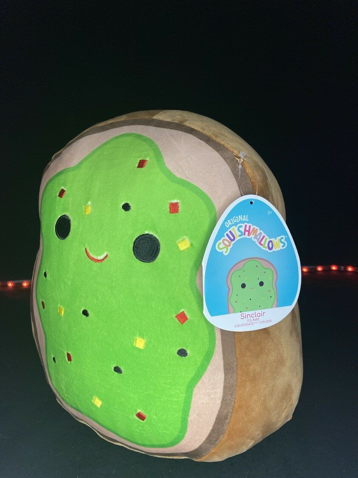 Squishmallow 12" Sinclair the Avocado Toast | Sweet Magnolia Charms.