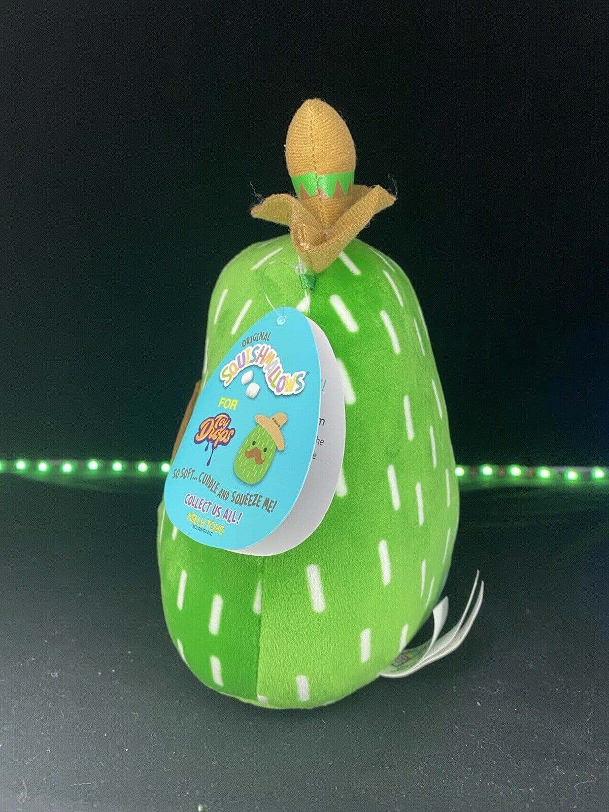 SQUISHMALLOW SQUAD 7" MARCELLUS CACTUS  MUSTACHE PLUSH CINCO DE MAYO NWT | Sweet Magnolia Charms.