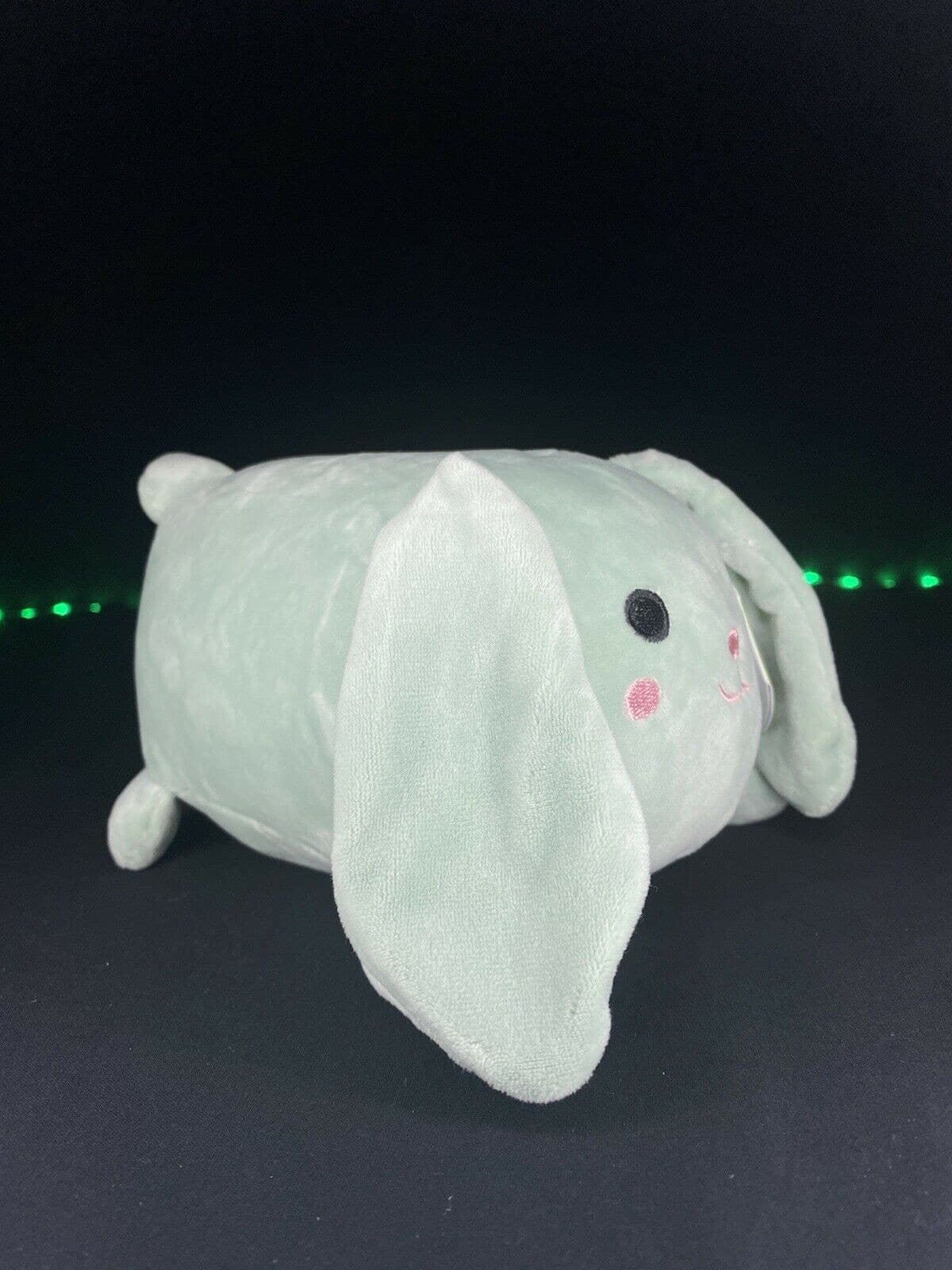 Squishmallow Isabella 8 inch Lay Down Stackable Green Bunny Rabbit NWT 2021 | Sweet Magnolia Charms.