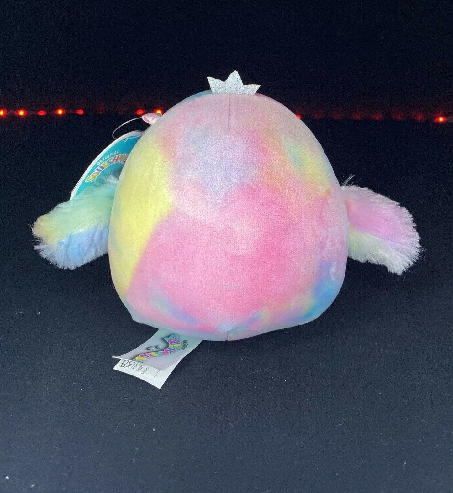 Squishmallows Penguin Princess LOUISA Rainbow Tie Dye 5” NWT HTF Kellytoy Rare | Sweet Magnolia Charms.