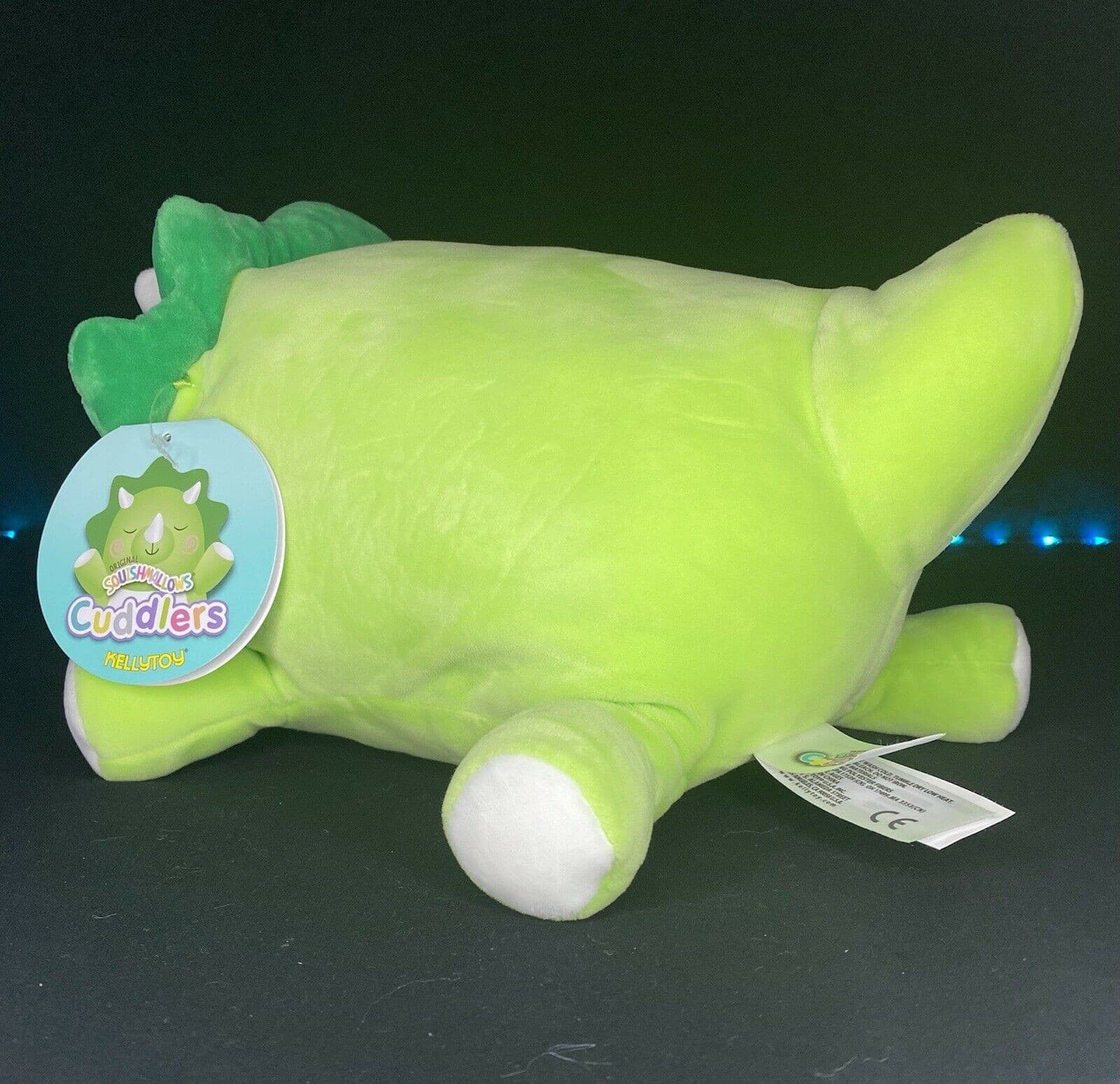 Squishmallow 9” Tristan The Green Triceratops Cuddler Plush KellyToy NWT | Sweet Magnolia Charms.