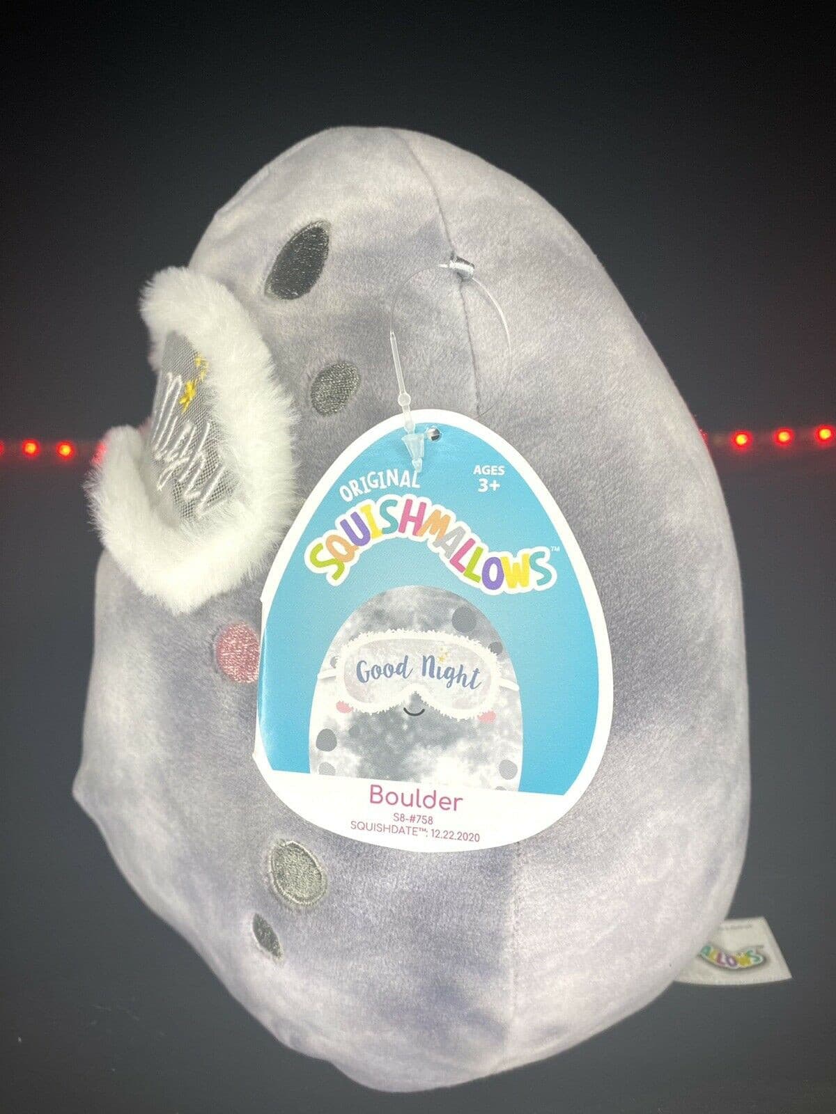 Squishmallow 8" Boulder The Good Night Moon Space Squad Summer 2021 Rare NWT | Sweet Magnolia Charms.