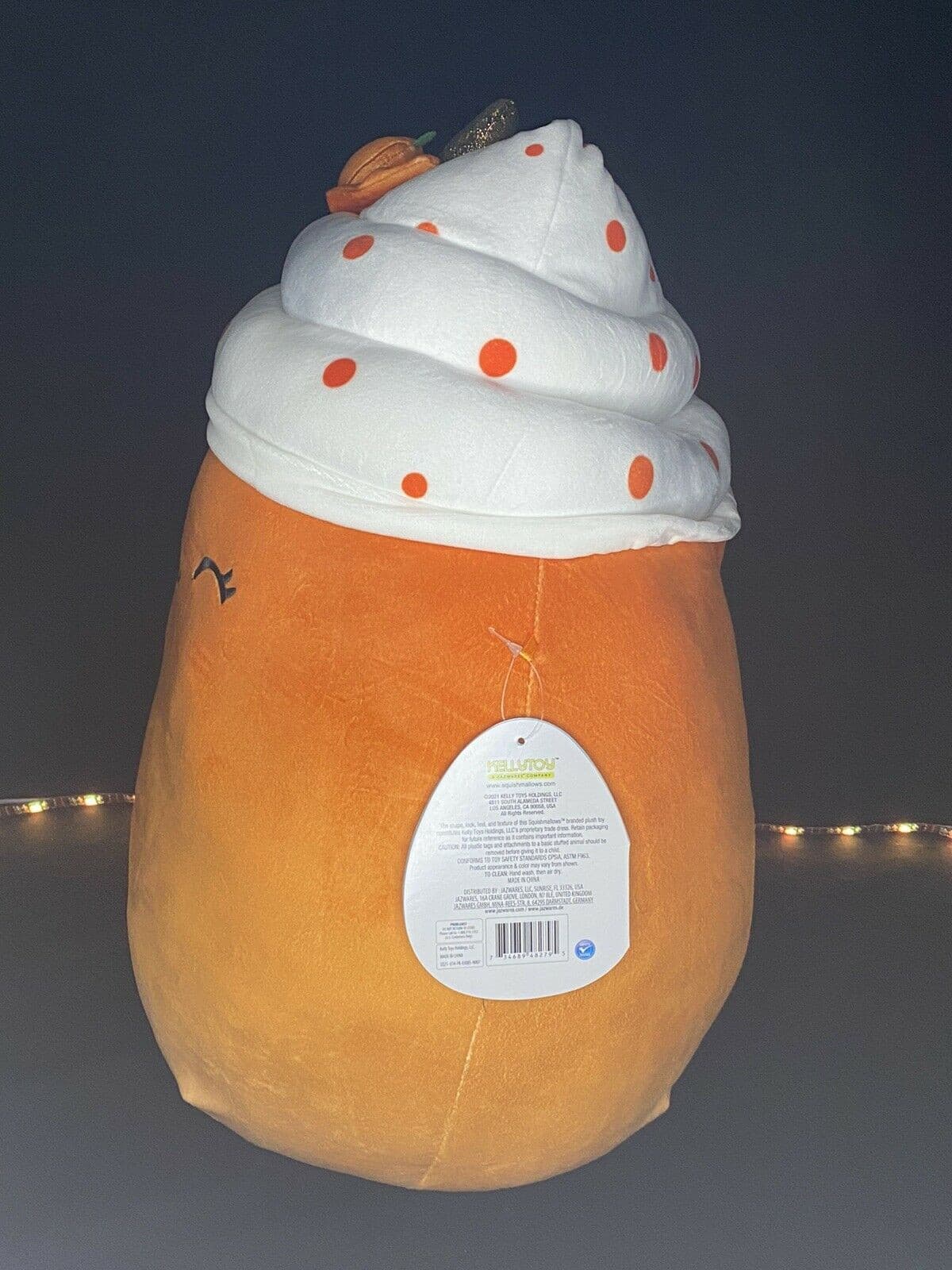 Squishmallow 14" Kendla the Pumpkin Spice Latte | Sweet Magnolia Charms.