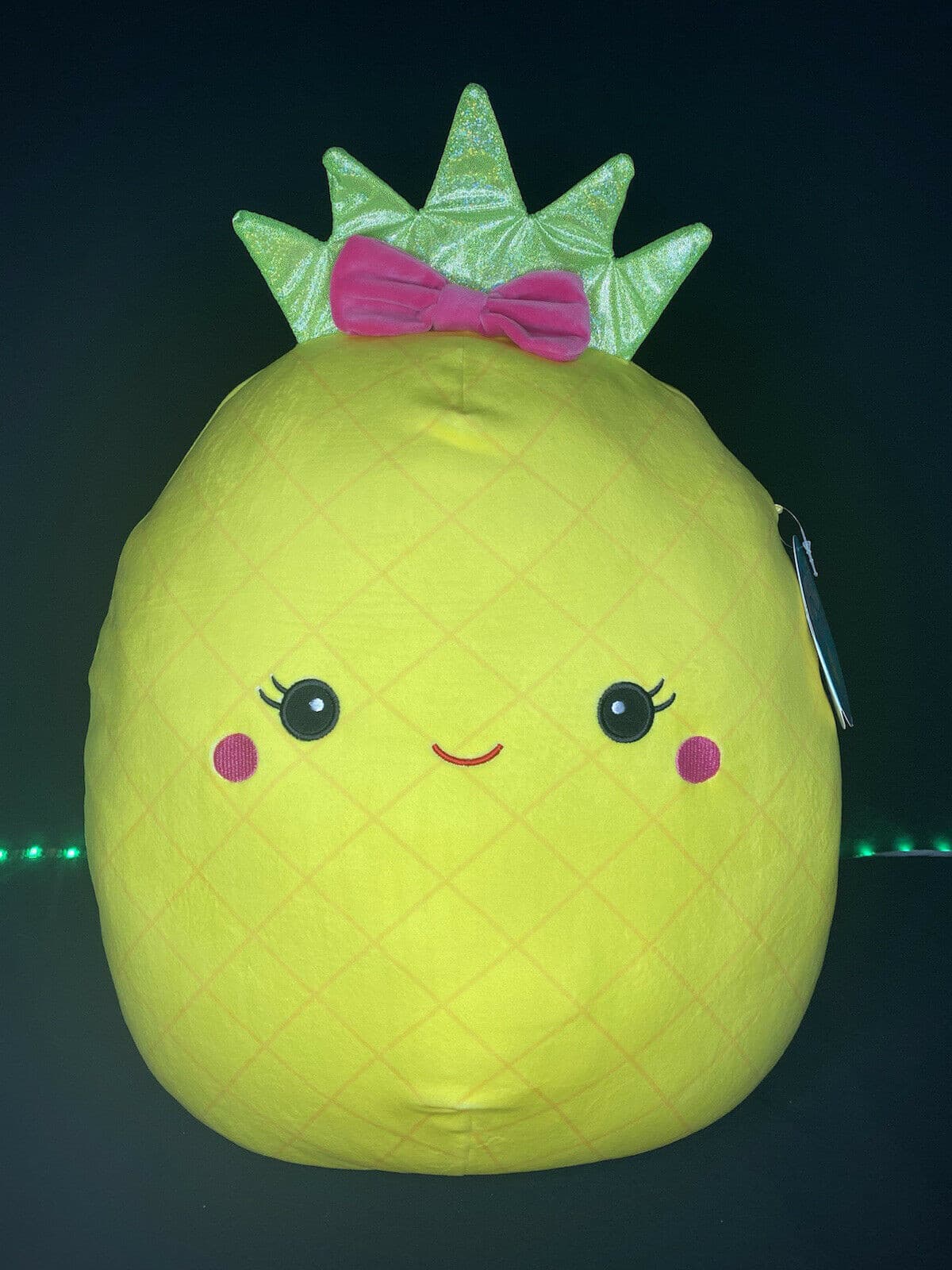 Squishmallows 16” Maui The Big Yellow Pineapple Target EXCLUSIVE w/Pink Bow NWT | Sweet Magnolia Charms.