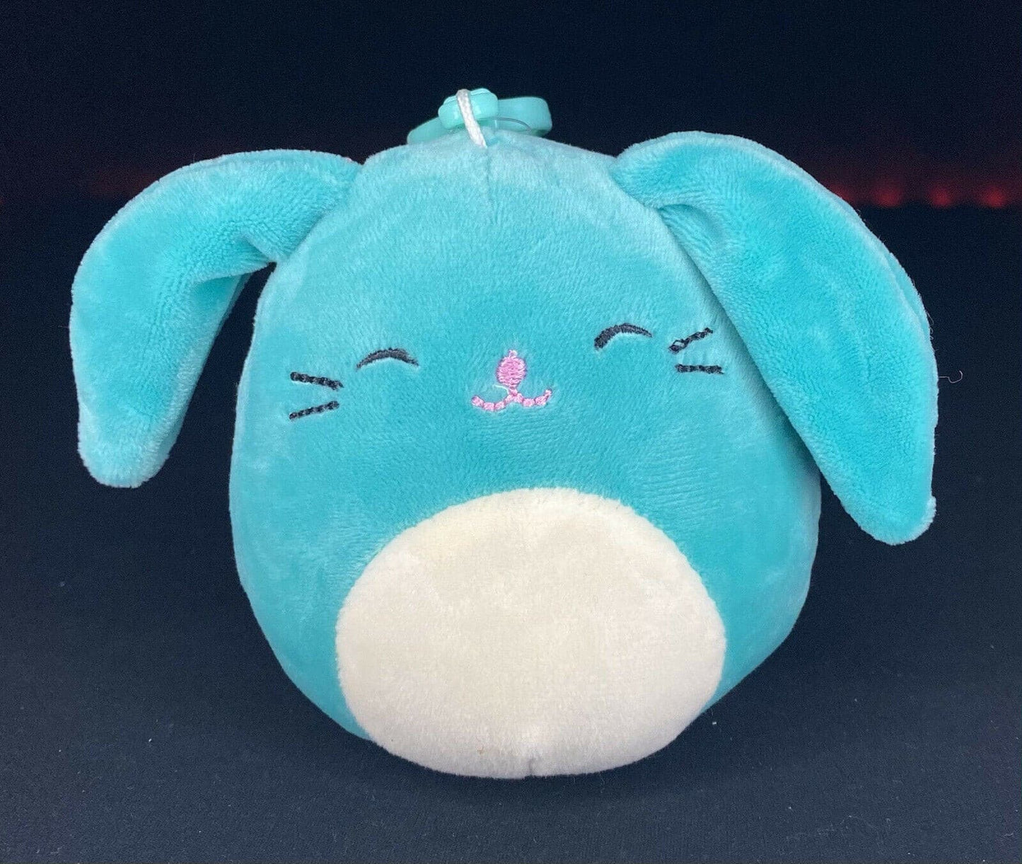 Squishmallow Regan The Bunny 3.5" Plush Clip on Keychain KellyToy NWT HTF Rare | Sweet Magnolia Charms.