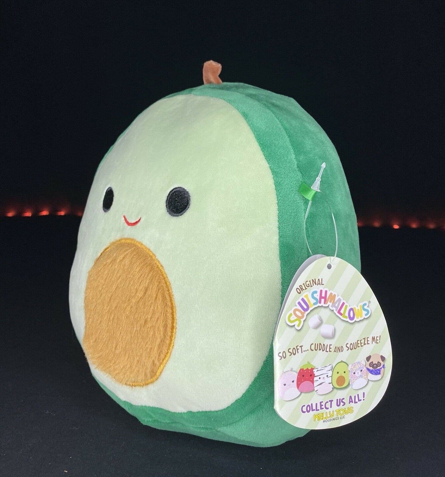Squishmallow 8” Austin The Avocado NWT HTF | Sweet Magnolia Charms.