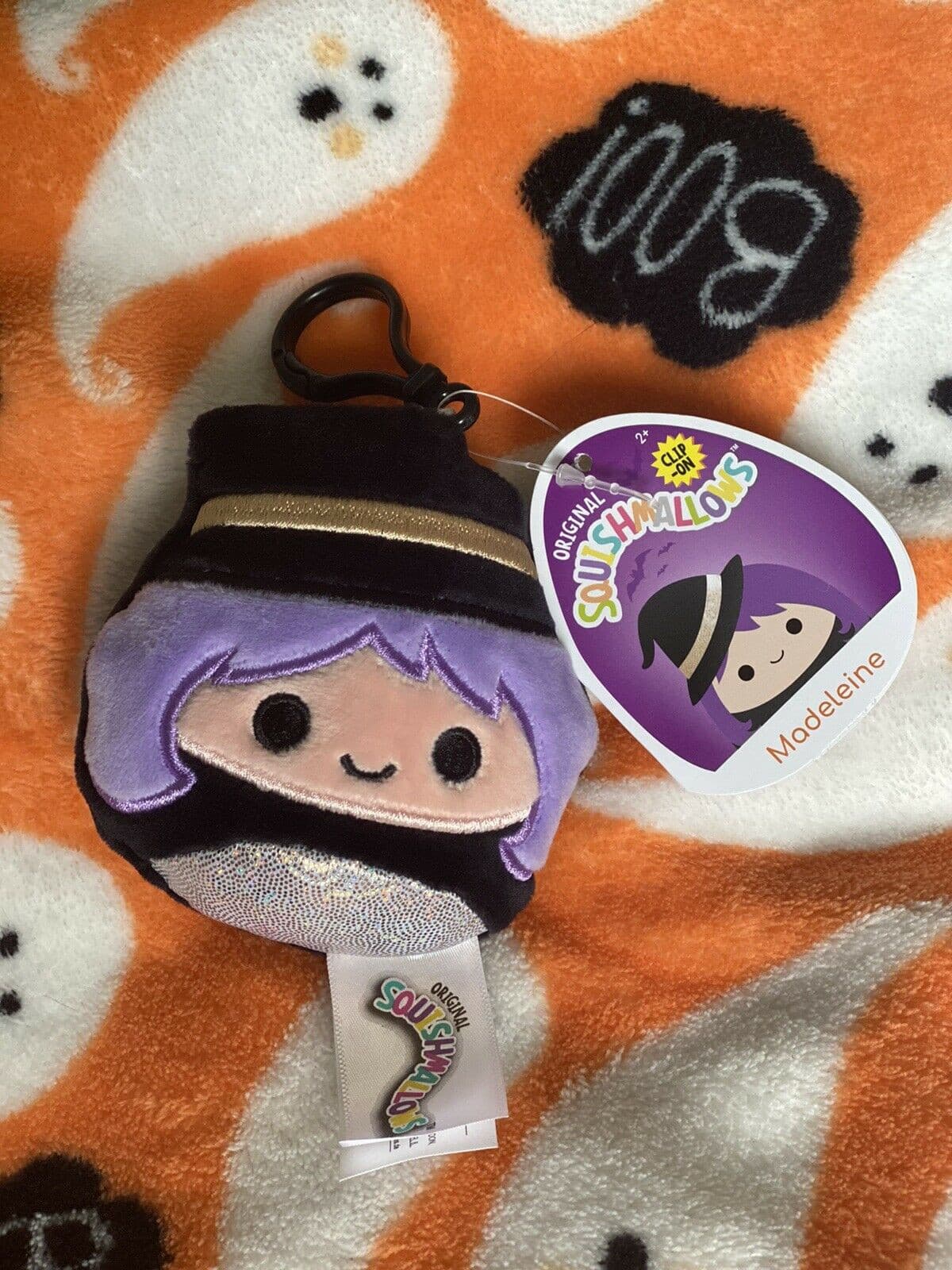 Squishmallow 3.5” Madeleine the Witch Clip | Sweet Magnolia Charms.