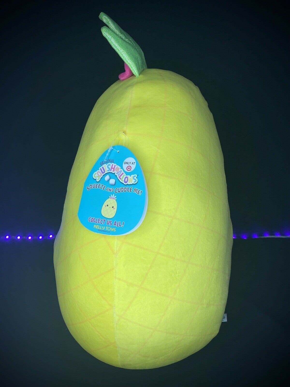 Squishmallows 16” Maui The Big Yellow Pineapple Target EXCLUSIVE w/Pink Bow NWT | Sweet Magnolia Charms.