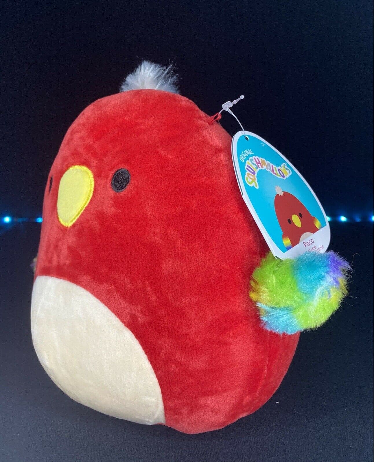 Squishmallow 7.5” Paco the Parrot  Plush | Sweet Magnolia Charms.