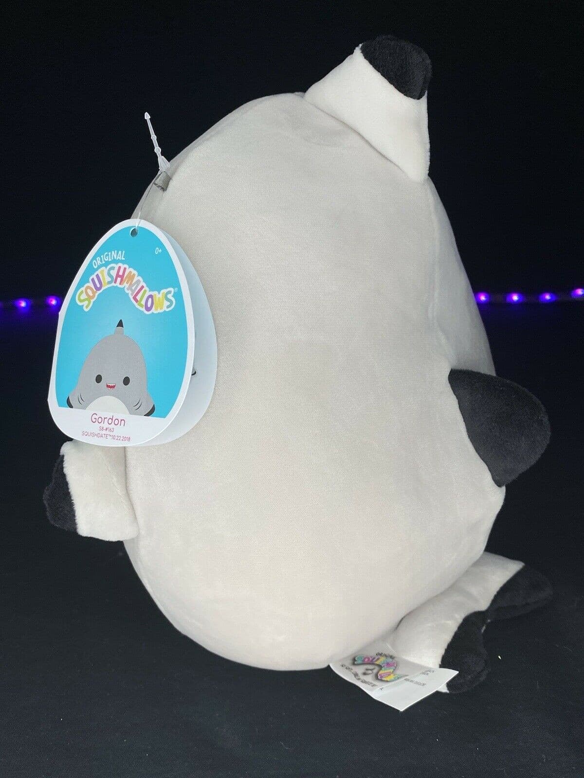 Squishmallow 8 Inch GORDON THE GRAY SHARK, SUMMER 2021 NWT | Sweet Magnolia Charms.