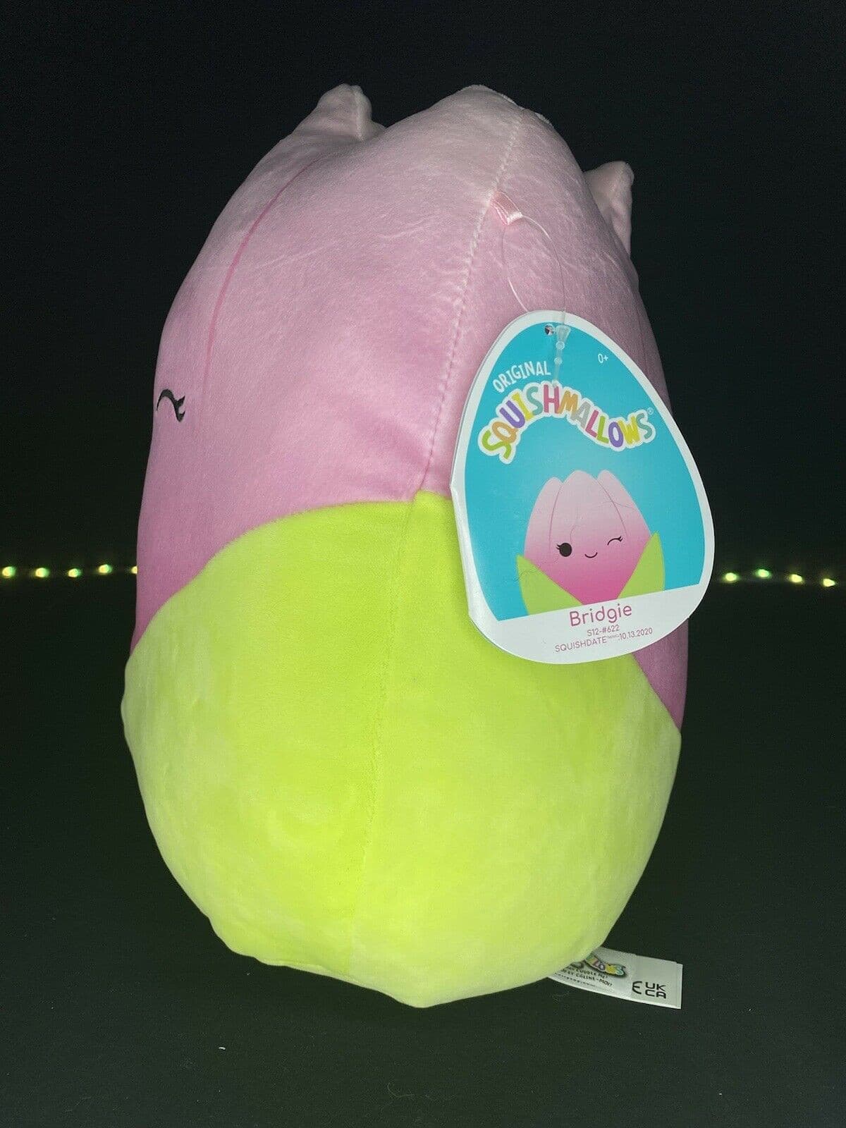 Squishmallow Bridgie The Pink Tulip 12 Inch Kellytoy Marshmallow Soft Plush NWT | Sweet Magnolia Charms.