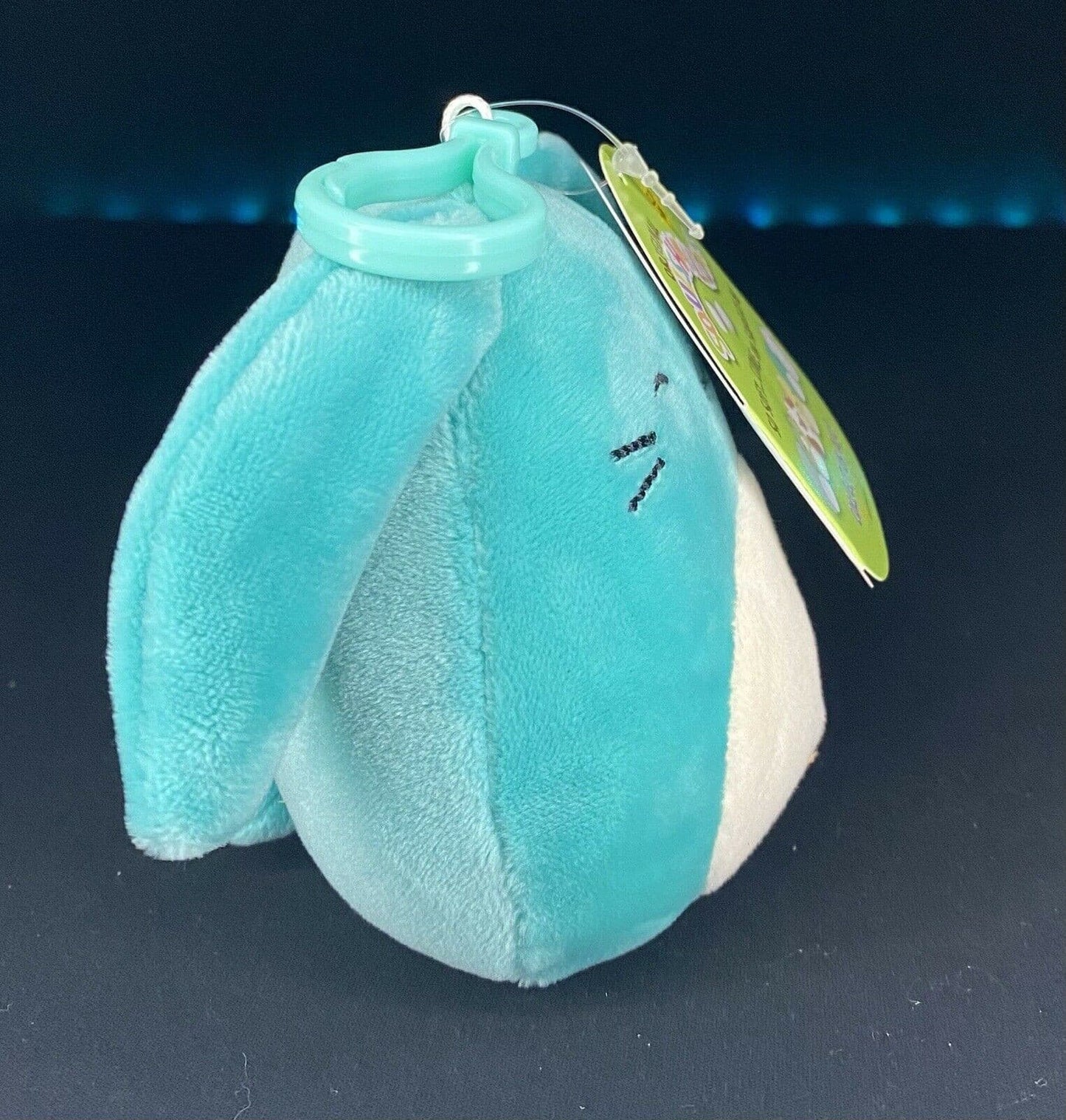 Squishmallow Regan The Bunny 3.5" Plush Clip on Keychain KellyToy NWT HTF Rare | Sweet Magnolia Charms.