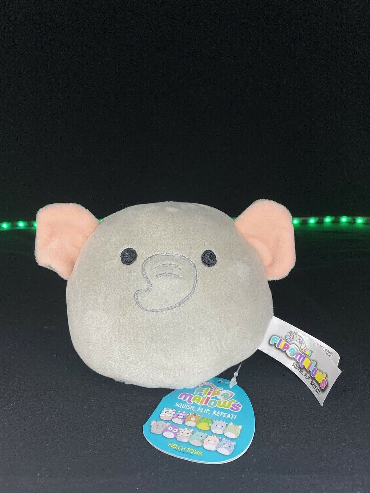 Squishmallow 5" Flipamallow Tasha White Tiger/Mila Elephant Plush NWT | Sweet Magnolia Charms.