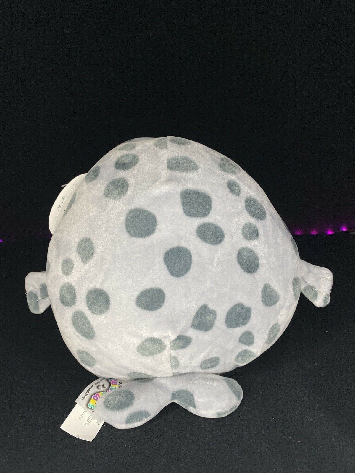 Squishmallow 8” Isis the Gray Spotted Seal | Sweet Magnolia Charms.