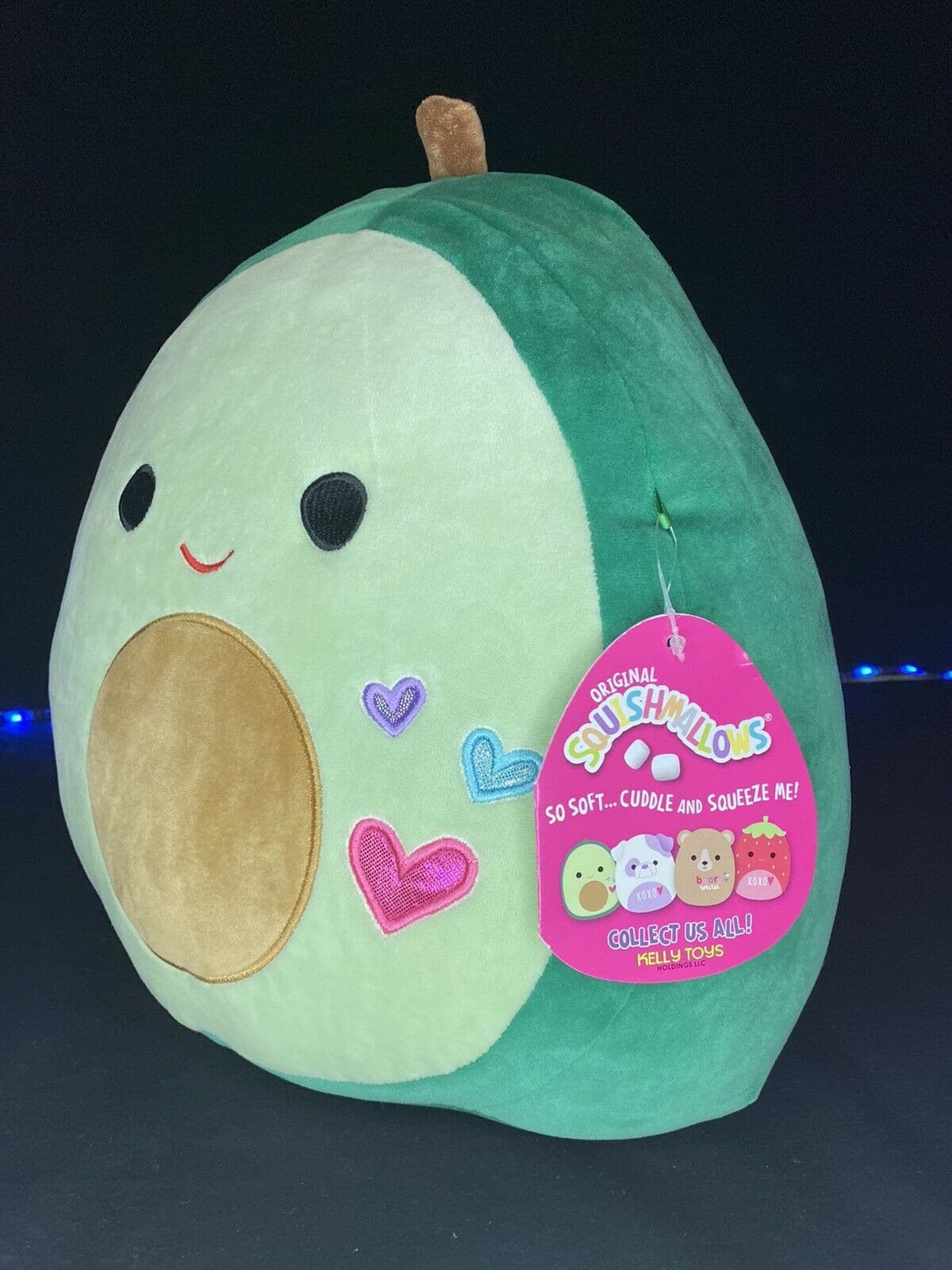 Squishmallows 12” Austin the Avocado with Hearts NWT 2021 Valentines Collection | Sweet Magnolia Charms.