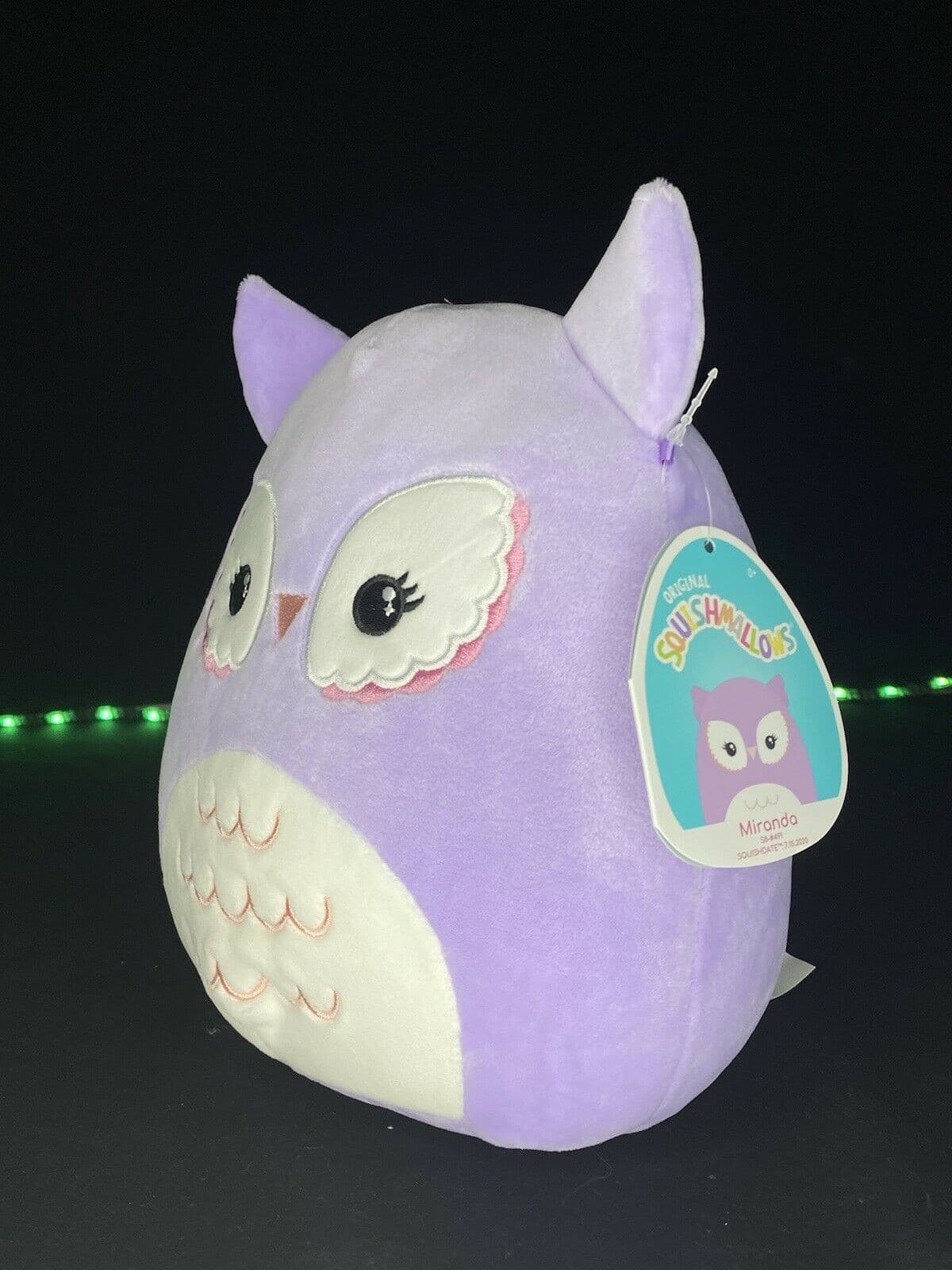 Squishmallow 8” Inch MIRANDA the Purple Pink Owl Kellytoy Plush RARE NWT | Sweet Magnolia Charms.