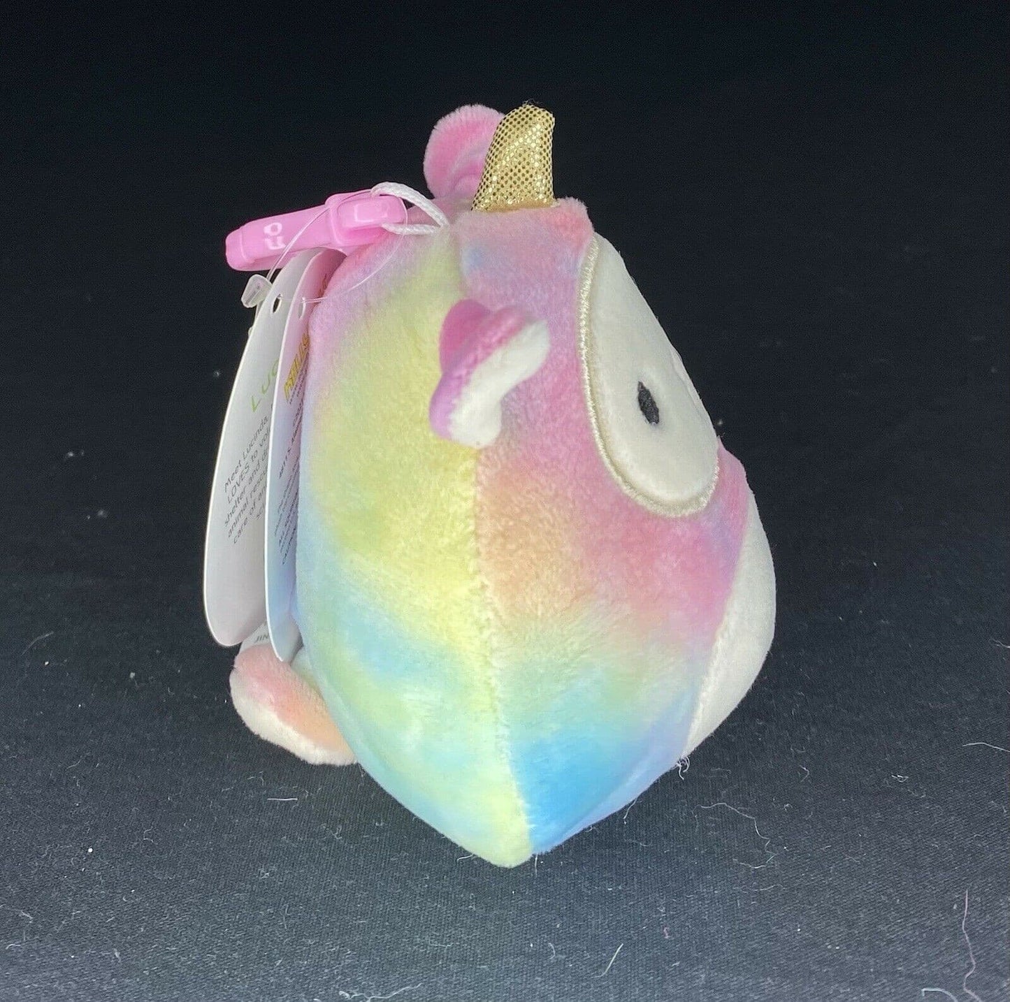 Squishmallow 3.5" Clip Lucinda Multicolored Llamacorn | Sweet Magnolia Charms.