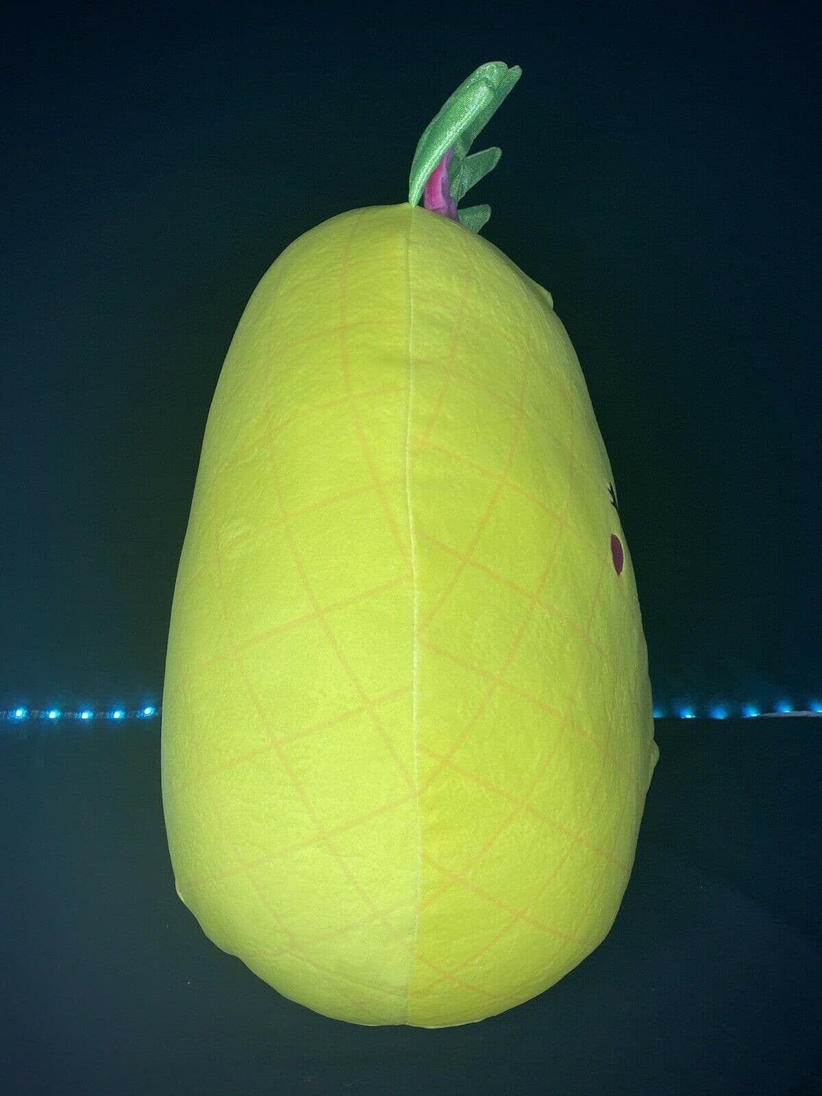 Squishmallows 16” Maui The Big Yellow Pineapple Target EXCLUSIVE w/Pink Bow NWT | Sweet Magnolia Charms.