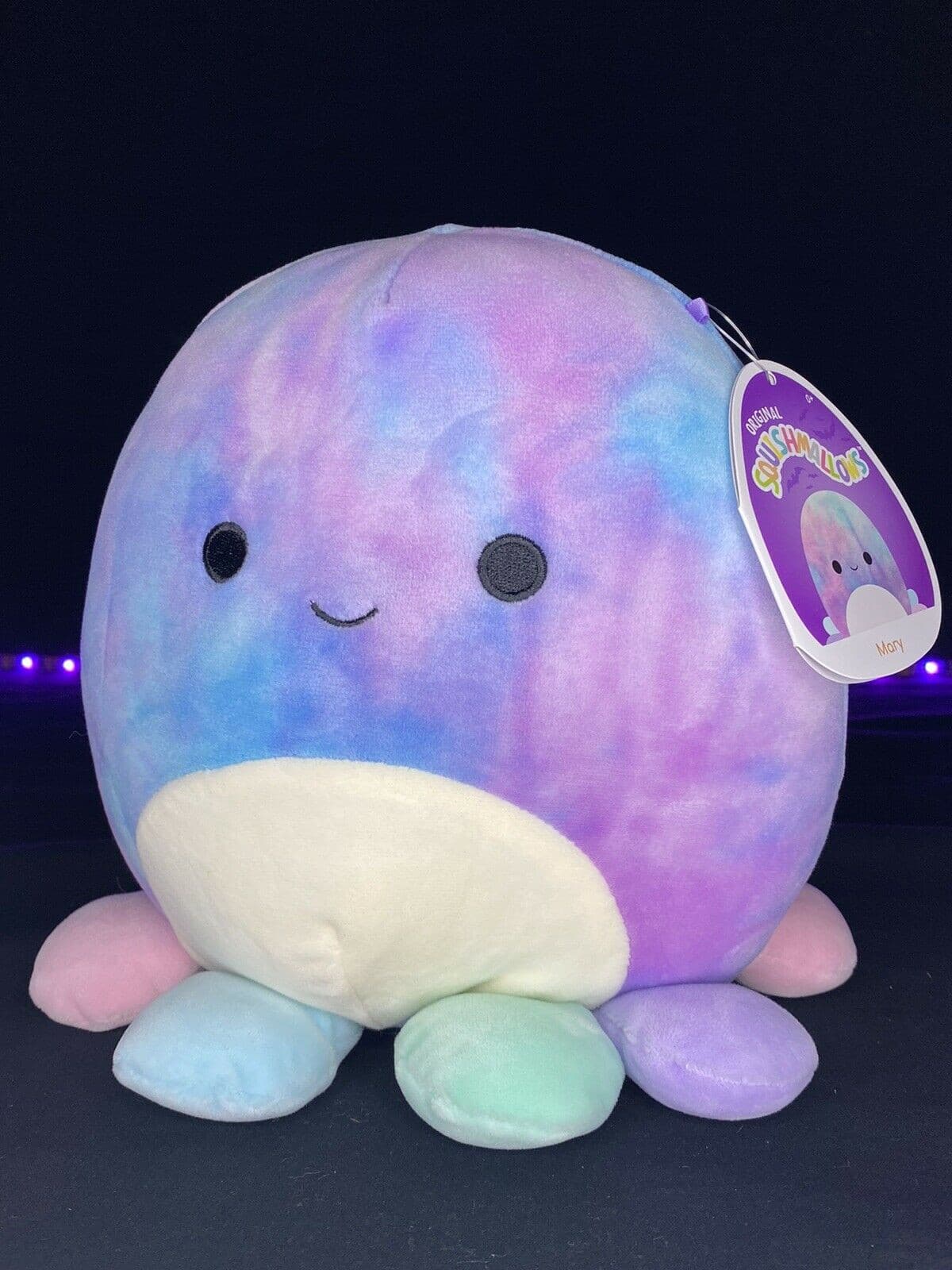 Squishmallows Mary 8” Tie Dye Octopus Plush Toy NWT Super Soft Multicolor Feet | Sweet Magnolia Charms.
