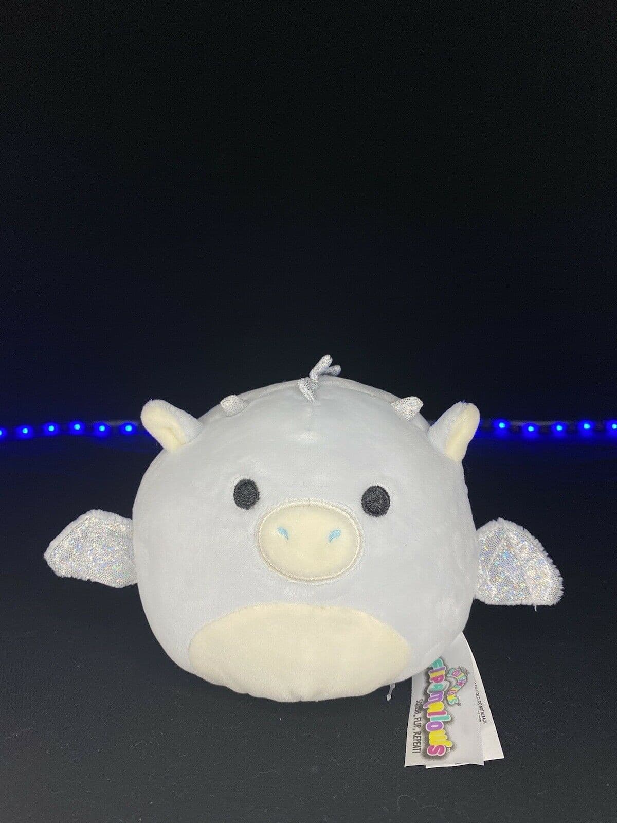 Squishmallow 5" Flip Raquel / Kenny Reversible Plush | Sweet Magnolia Charms.