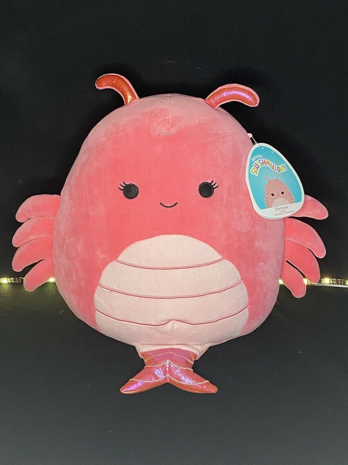 Squishmallow 11" Simone the Shrimp Plush | Sweet Magnolia Charms.