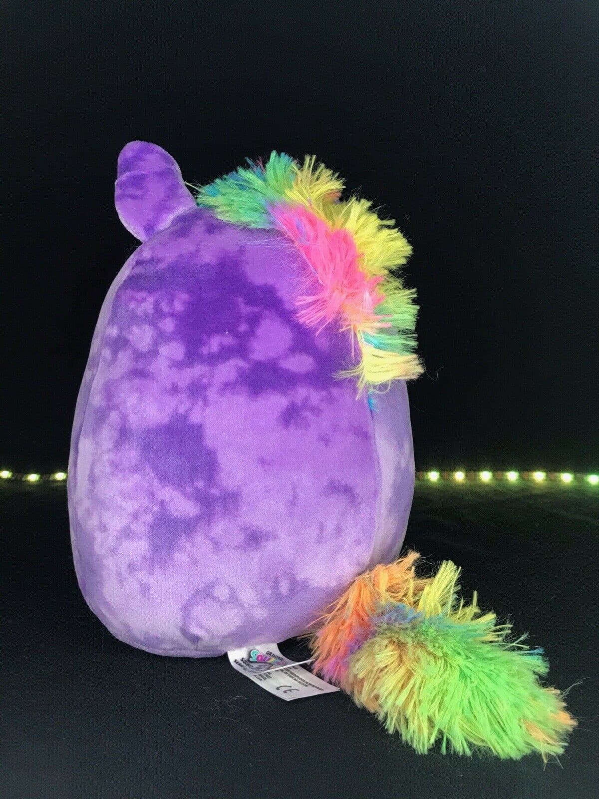 Squishmallow 8" Scented Wink Purple Unicorn | Sweet Magnolia Charms.