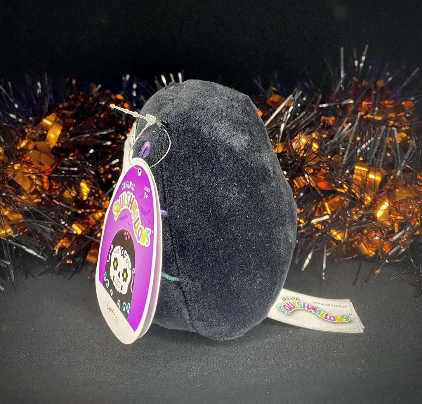 Squishmallow 4.5" Delfina the Sugar Skull | Sweet Magnolia Charms.