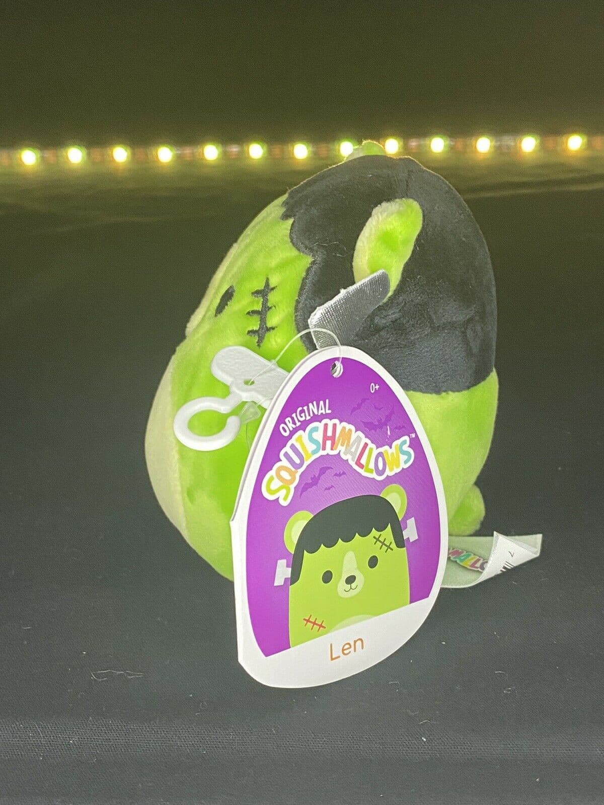 Squishmallow Len The Green Frankenstein Bear 4" NWT Halloween Plush | Sweet Magnolia Charms.