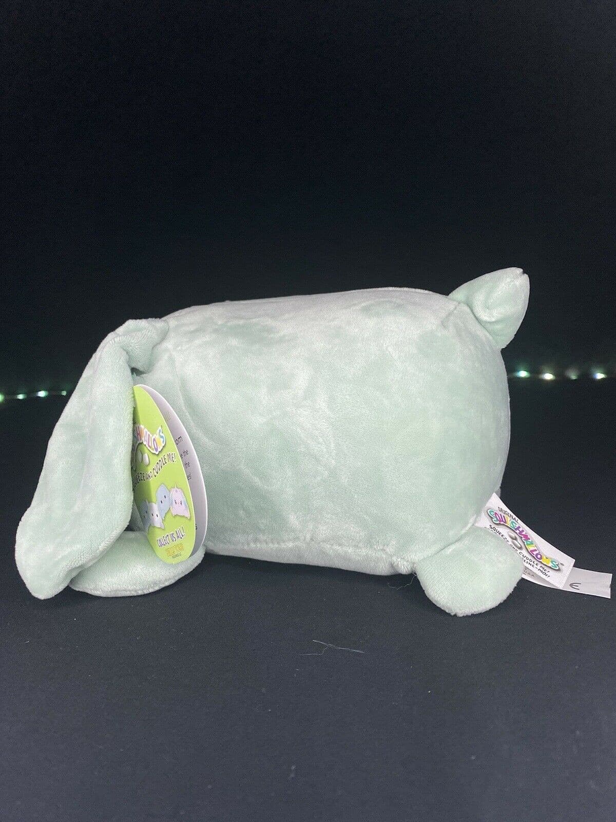 Squishmallow Isabella 8 inch Lay Down Stackable Green Bunny Rabbit NWT 2021 | Sweet Magnolia Charms.