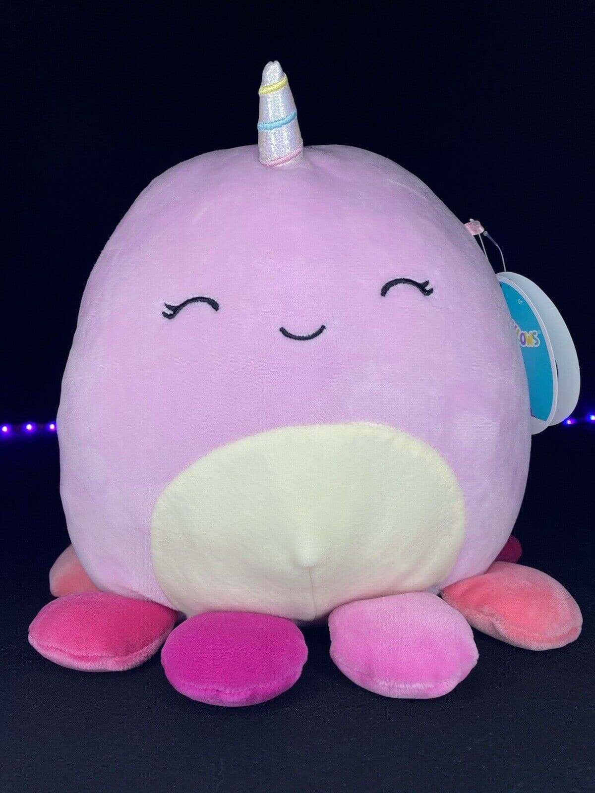 Squishmallows Kellytoy 2021 Davina Pink Octopus 8