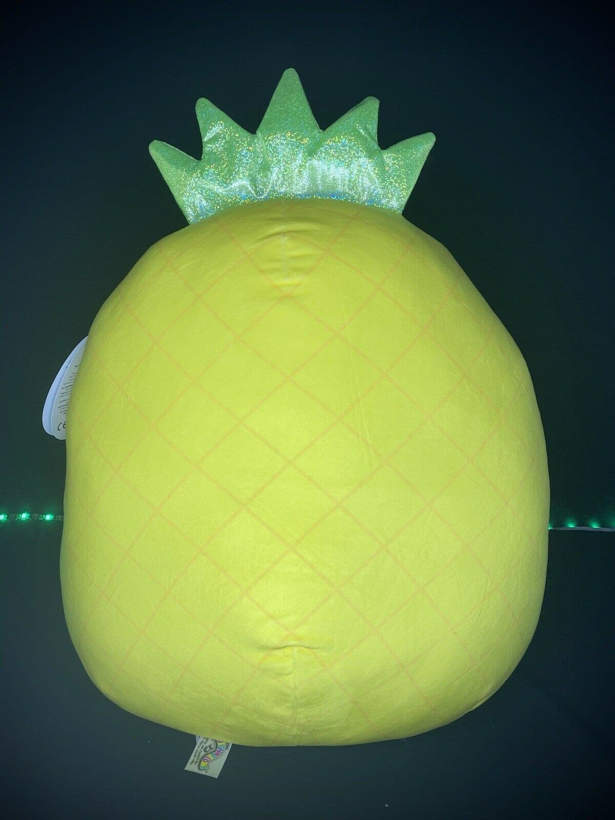 Squishmallows 16” Maui The Big Yellow Pineapple Target EXCLUSIVE w/Pink Bow NWT | Sweet Magnolia Charms.
