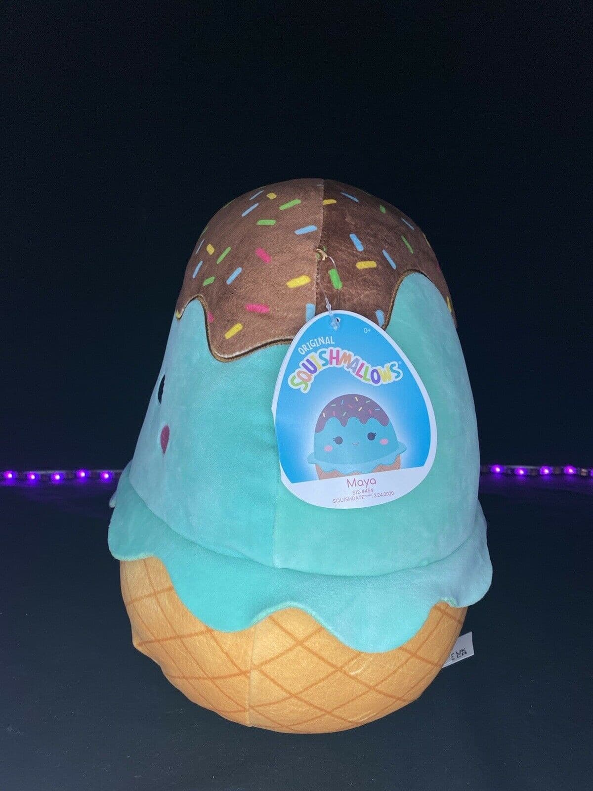 Squishmallow 12" Maya the Ice Cream Cone Plush | Sweet Magnolia Charms.