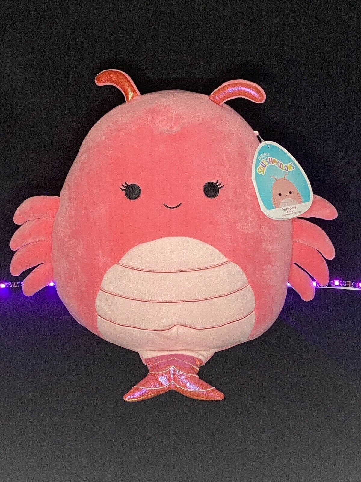 Squishmallow 11" Simone the Shrimp Plush | Sweet Magnolia Charms.