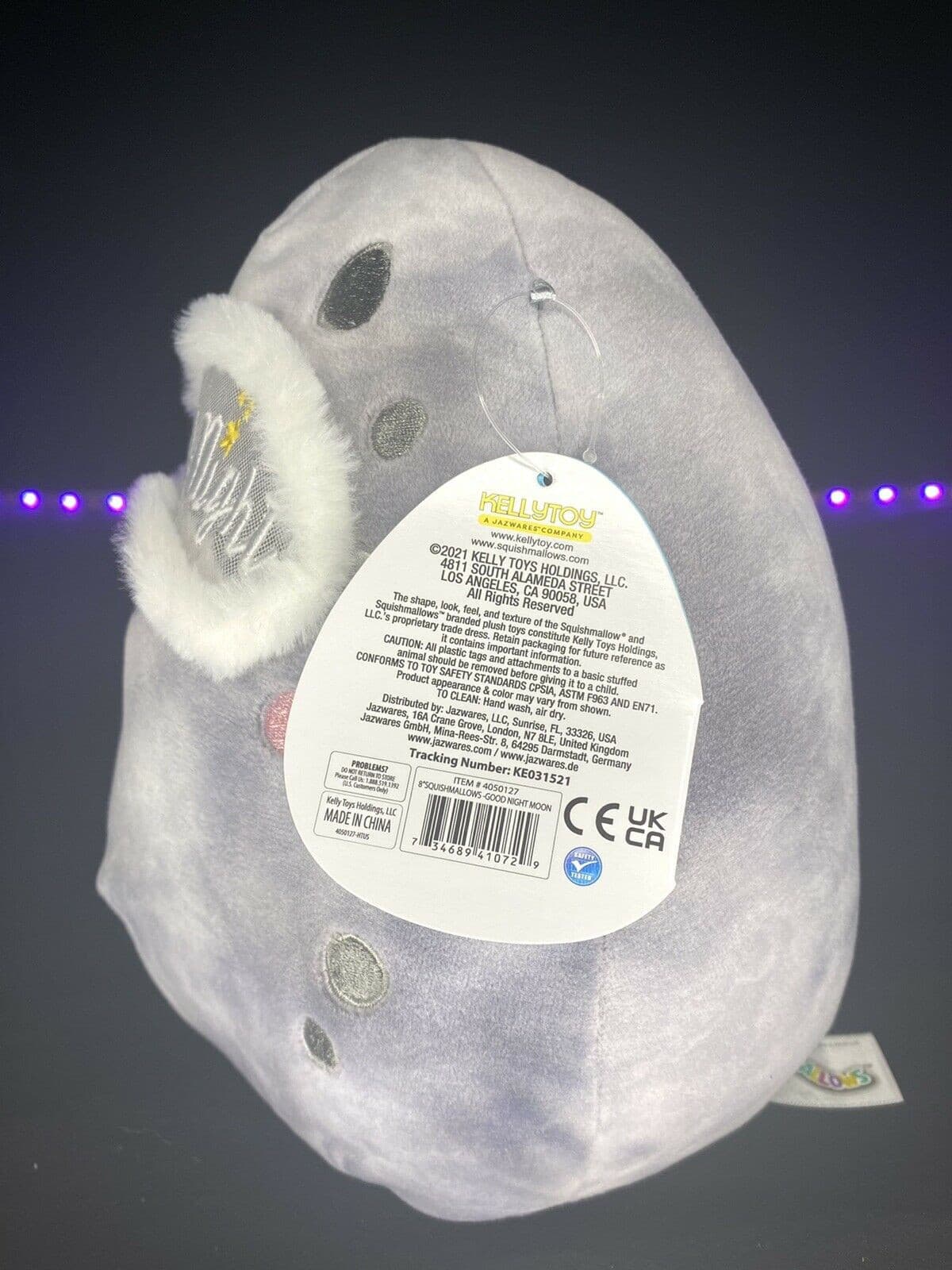 Squishmallow 8" Boulder The Good Night Moon Space Squad Summer 2021 Rare NWT | Sweet Magnolia Charms.
