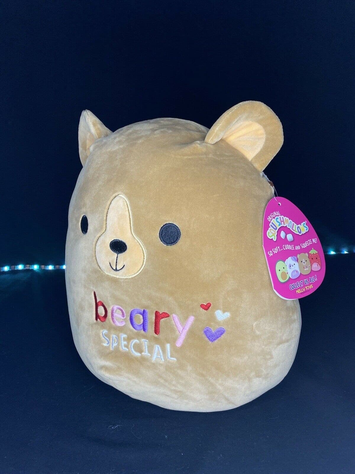 Squishmallow 12” Baron the Bear Valentine Exclusive | Sweet Magnolia Charms.