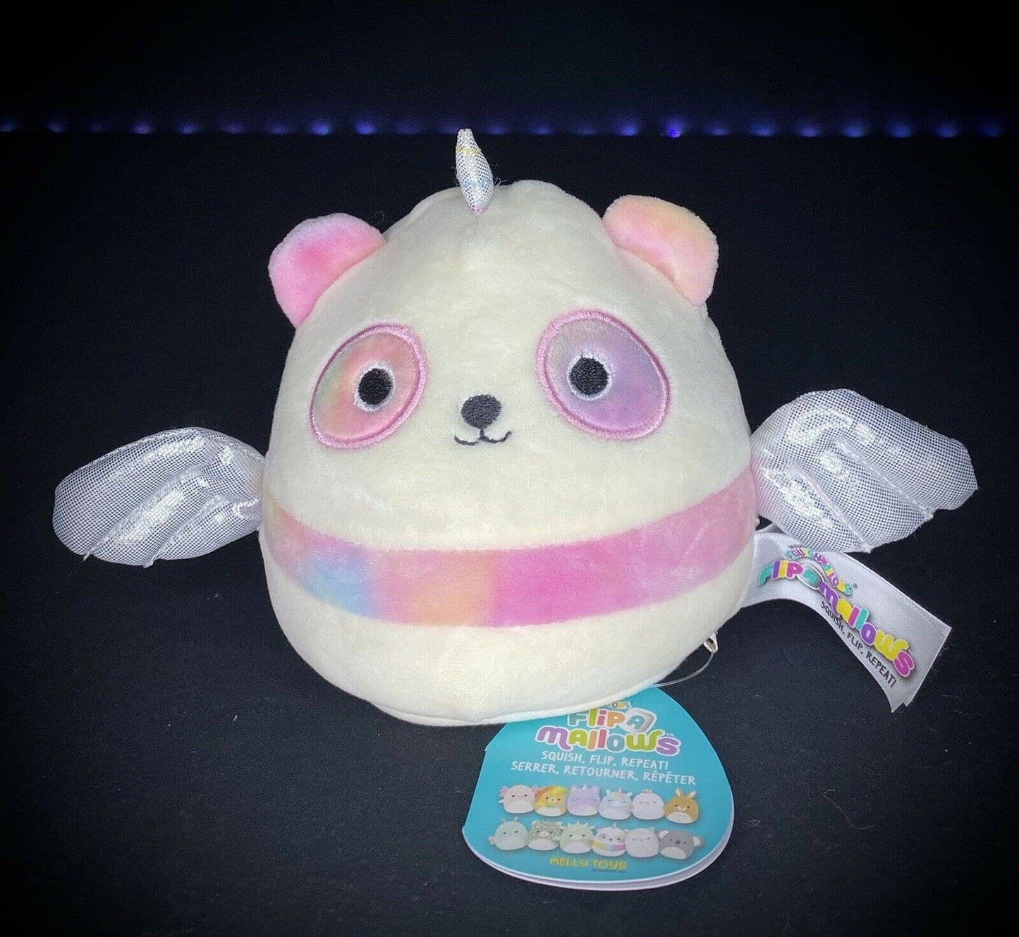 ☆NEW☆ 5" FlipAMallow (2 in 1) PEI & HUDSON Reversible Squishmallow NWT | Sweet Magnolia Charms.