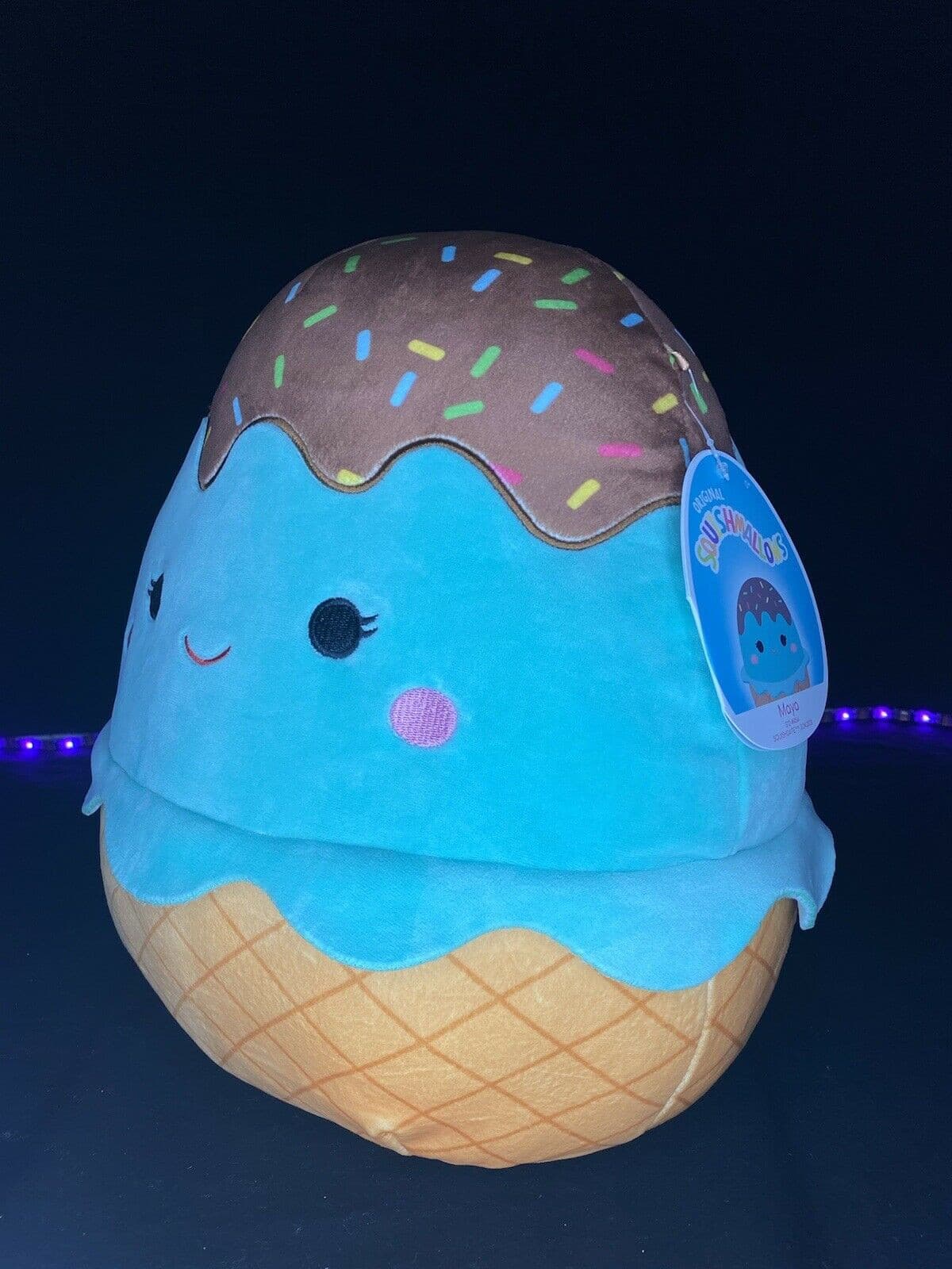 Squishmallow 12" Maya the Ice Cream Cone Plush | Sweet Magnolia Charms.