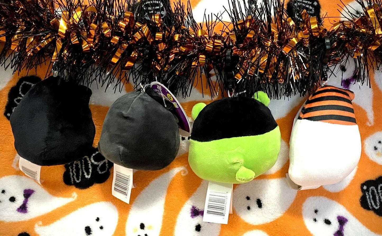 Squishmallow Otto Len Madeleine & Grace Clip HTF Halloween SET 2021 Bundle NWT | Sweet Magnolia Charms.