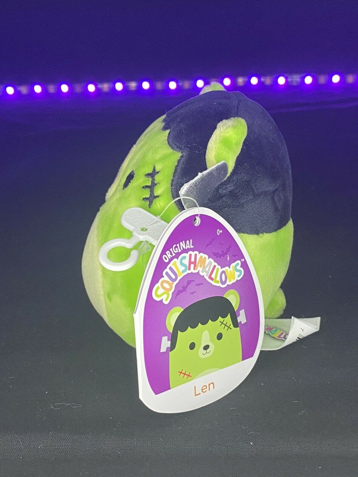 Squishmallow Len The Green Frankenstein Bear 4" NWT Halloween Plush | Sweet Magnolia Charms.