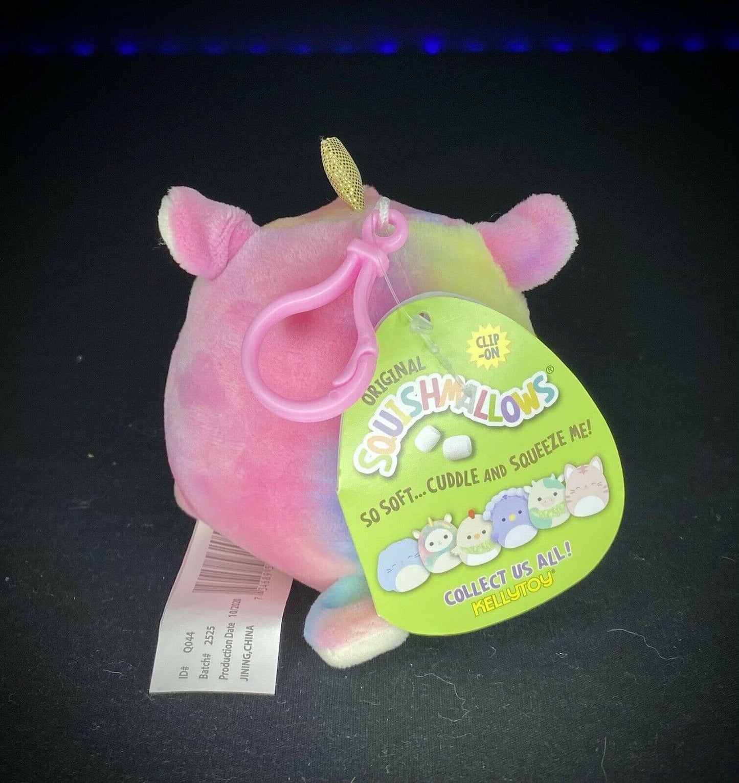 Squishmallow 3.5" Clip Lucinda Multicolored Llamacorn | Sweet Magnolia Charms.