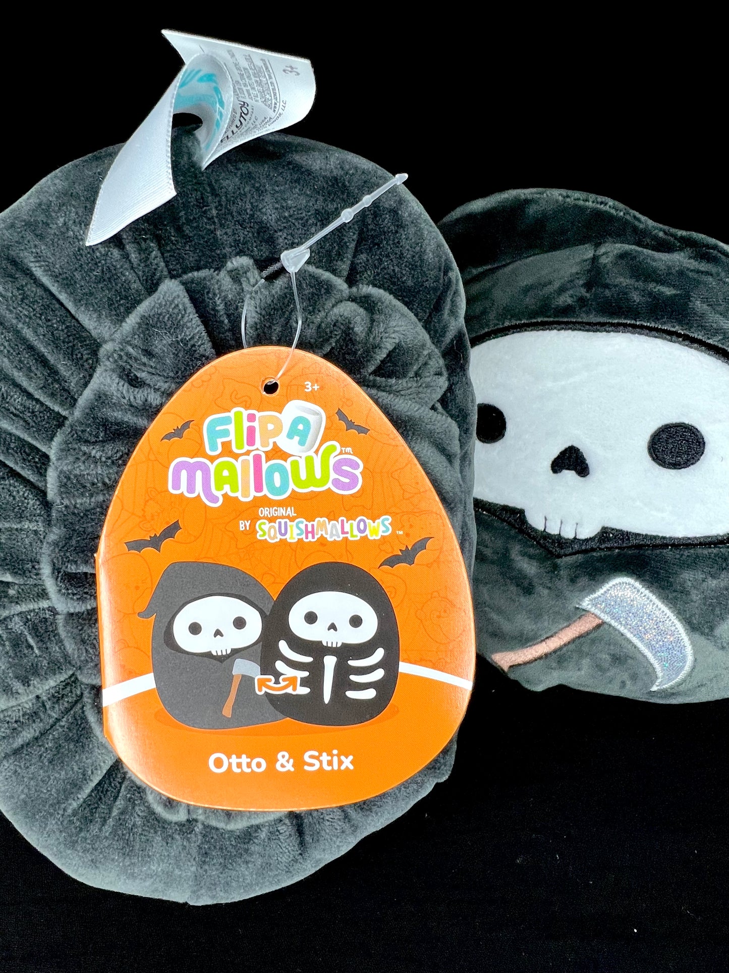 Squishmallow 8” Otto and Stix Reversible Plush.