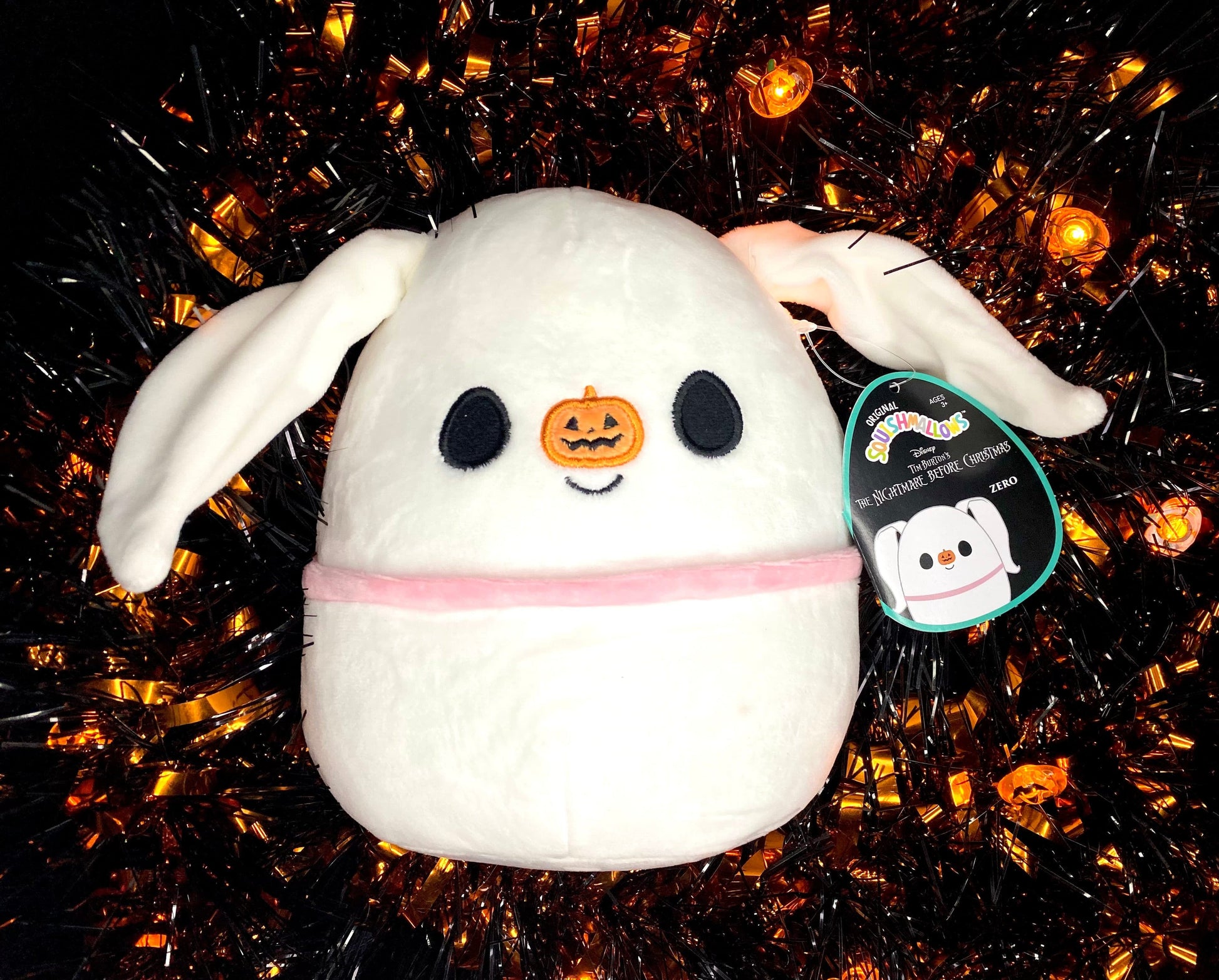 Squishmallow 7” Disney Nightmare Before Christmas ZERO Plush | Sweet Magnolia Charms.