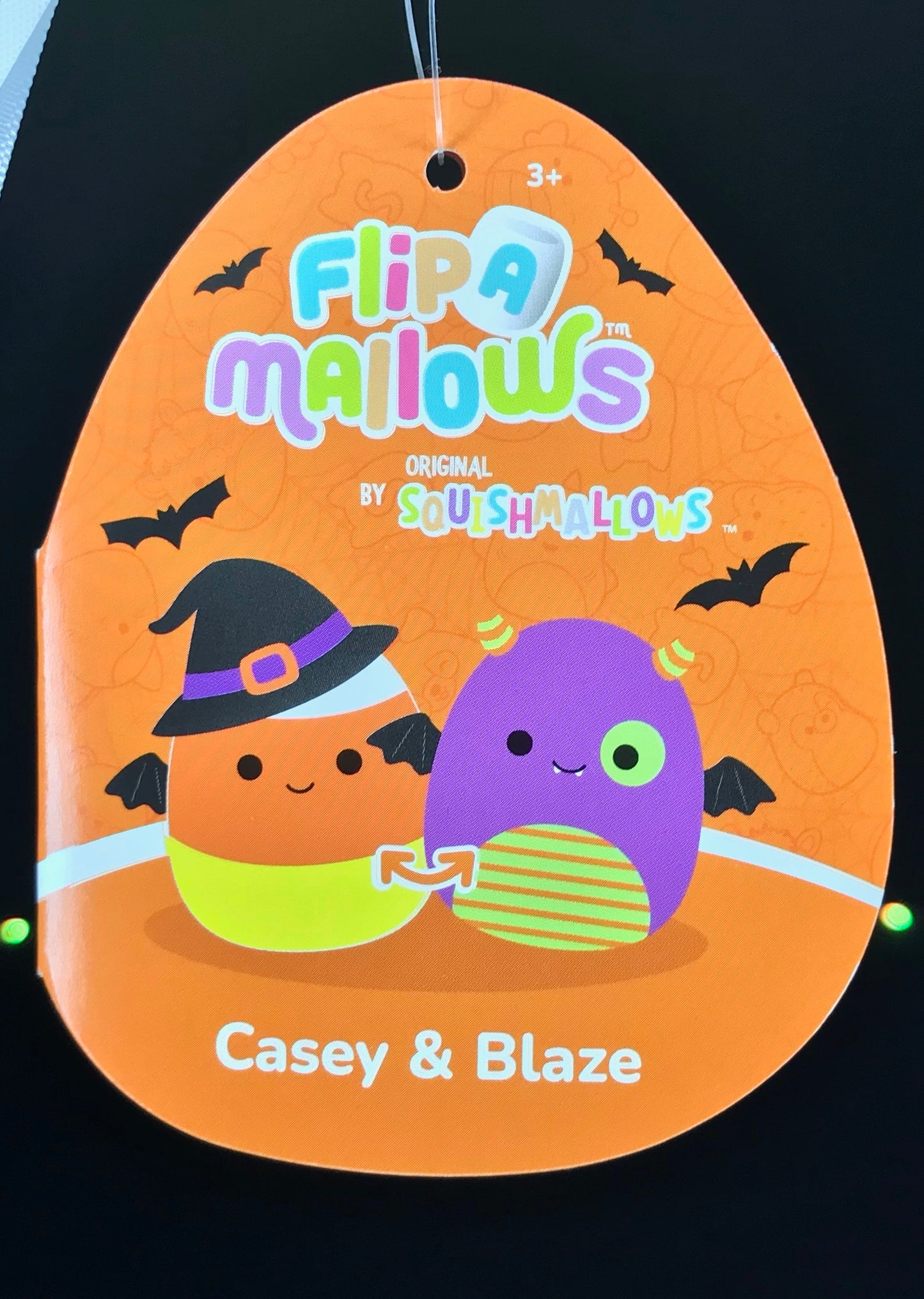 Squishmallow 8” Casey and Blaze Reversible Plush