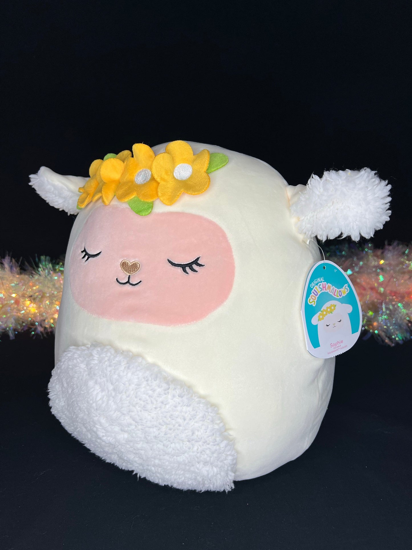 Squishmallow 12” Sophie the Lamb Plush.